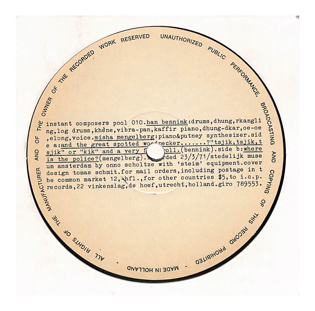 Instant Composers Pool 010