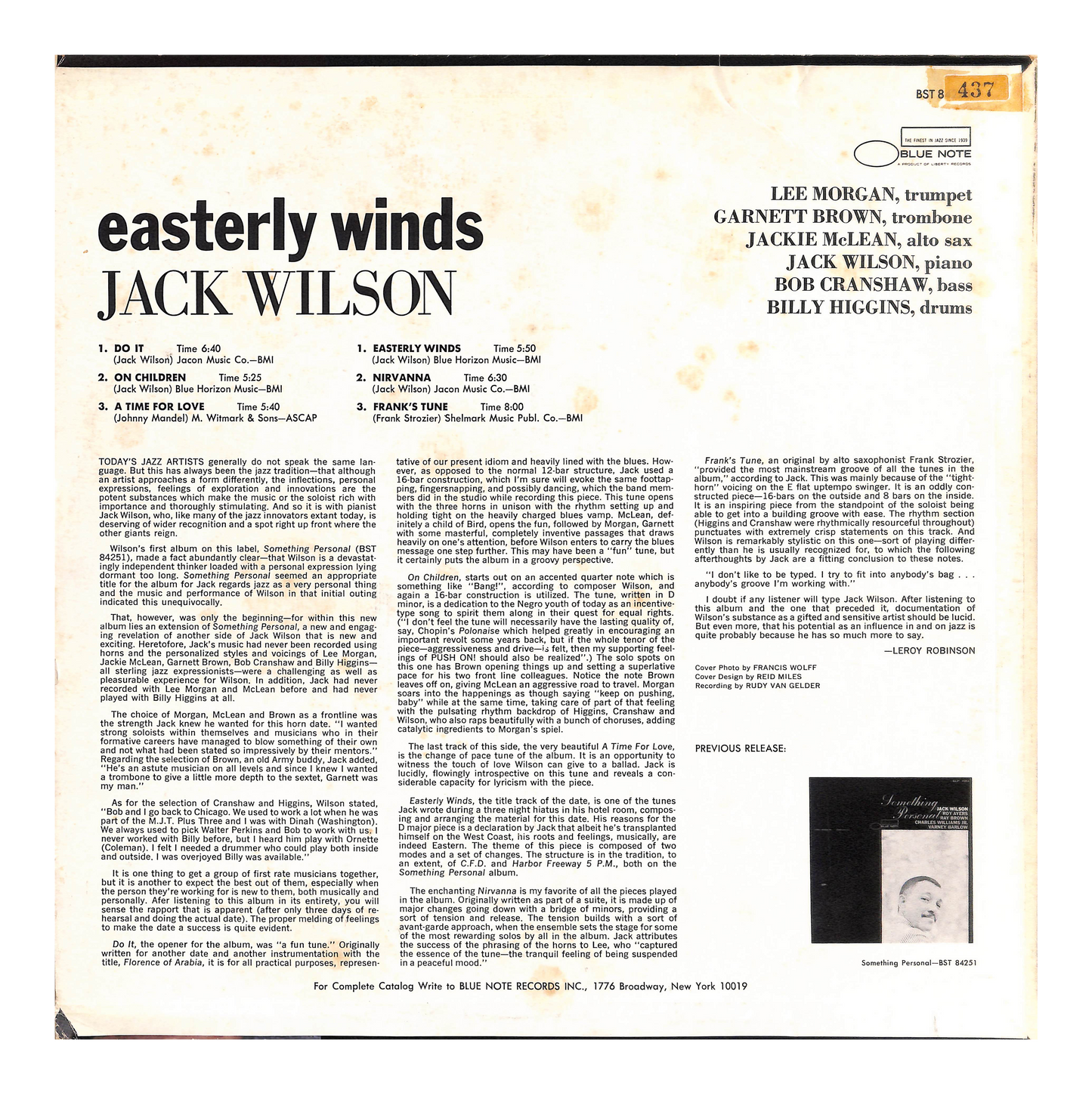 Easterly Winds
