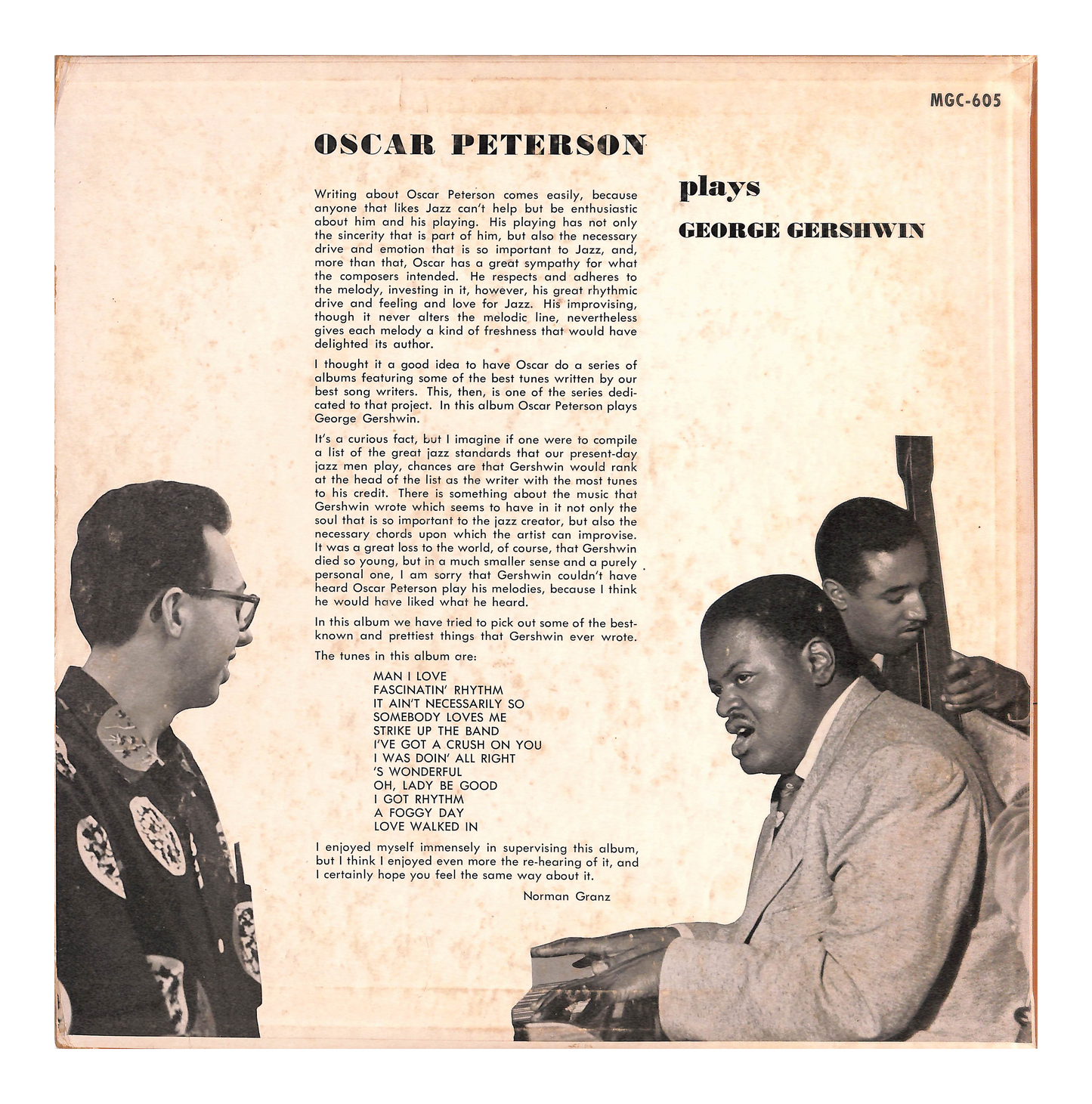 Oscar Peterson Plays George Gershwin