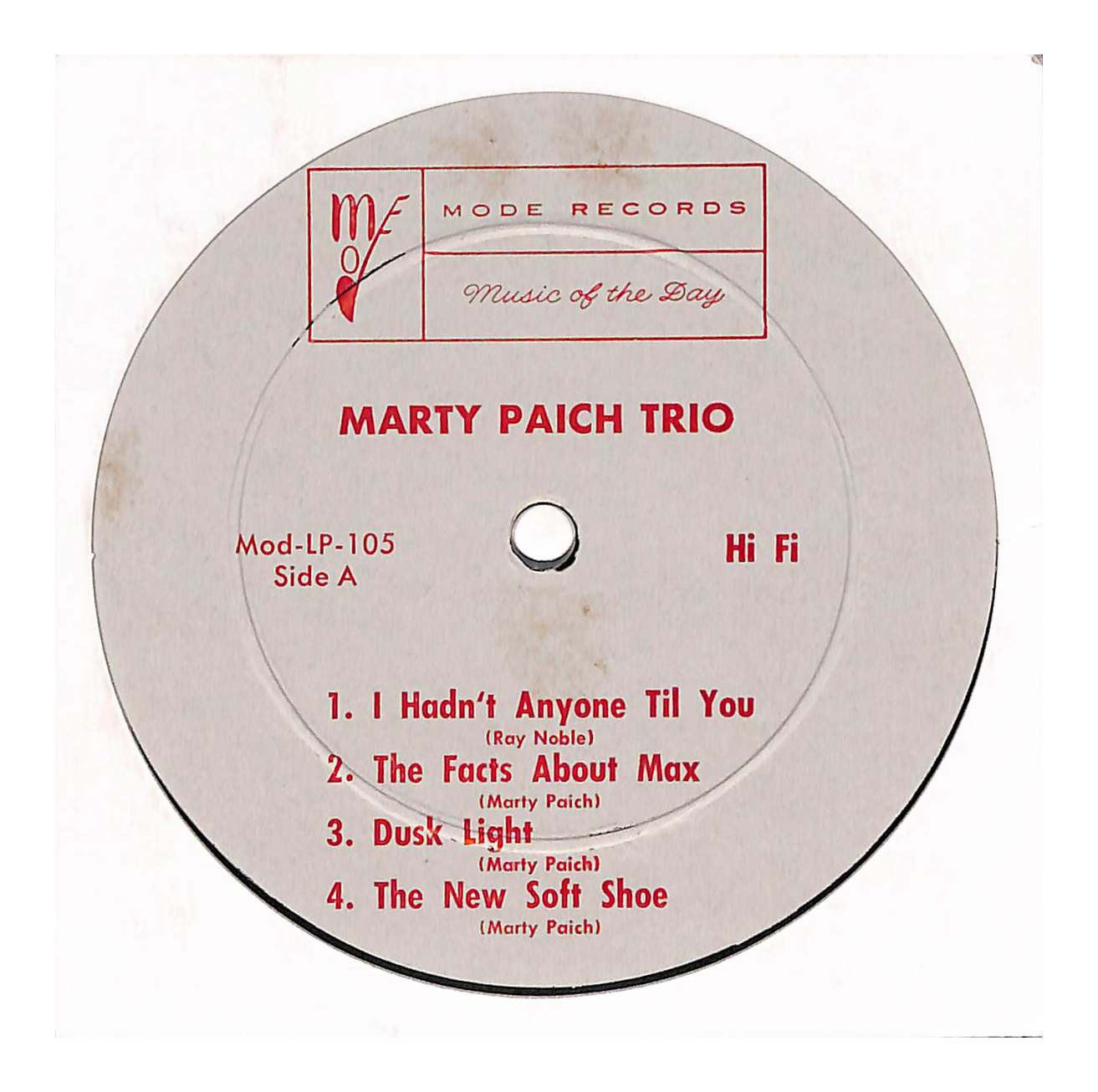 Marty Paich Trio