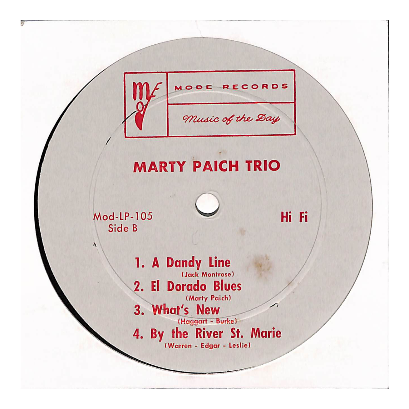 Marty Paich Trio