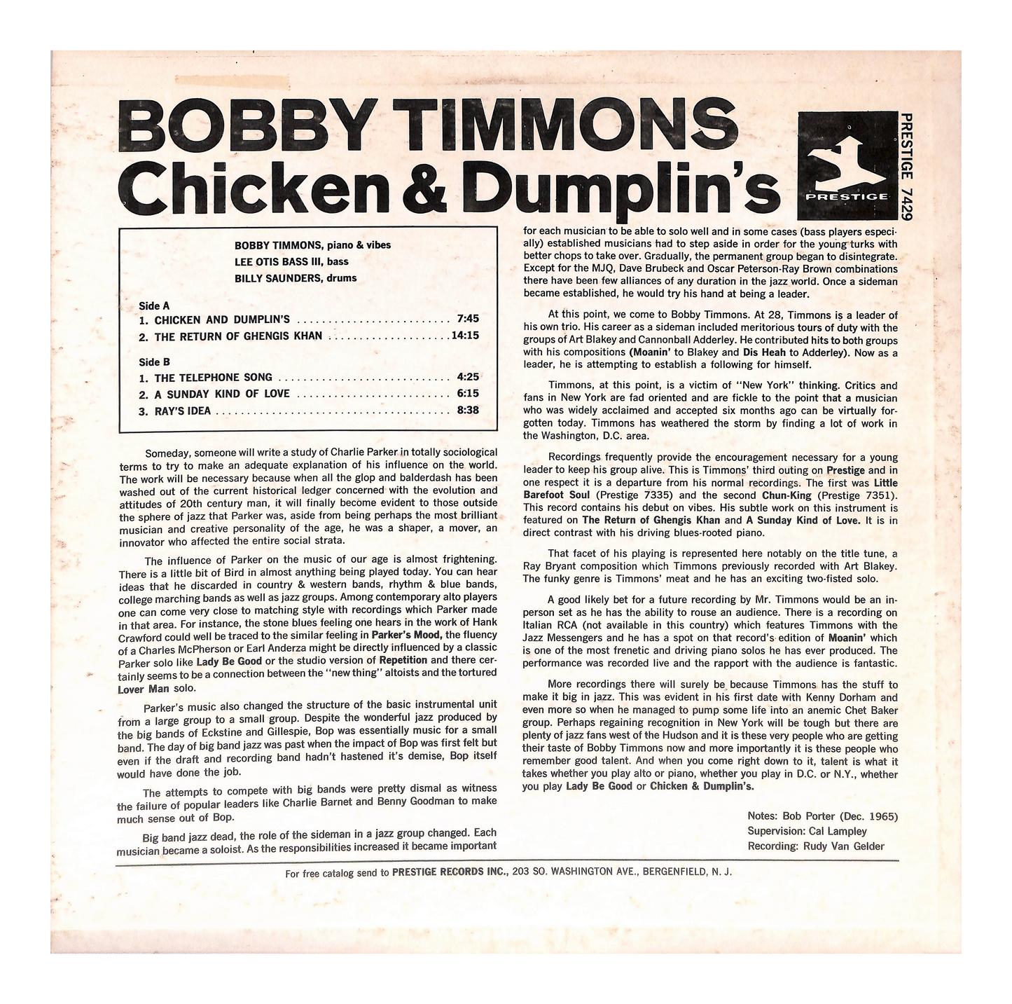 Chicken & Dumplin's