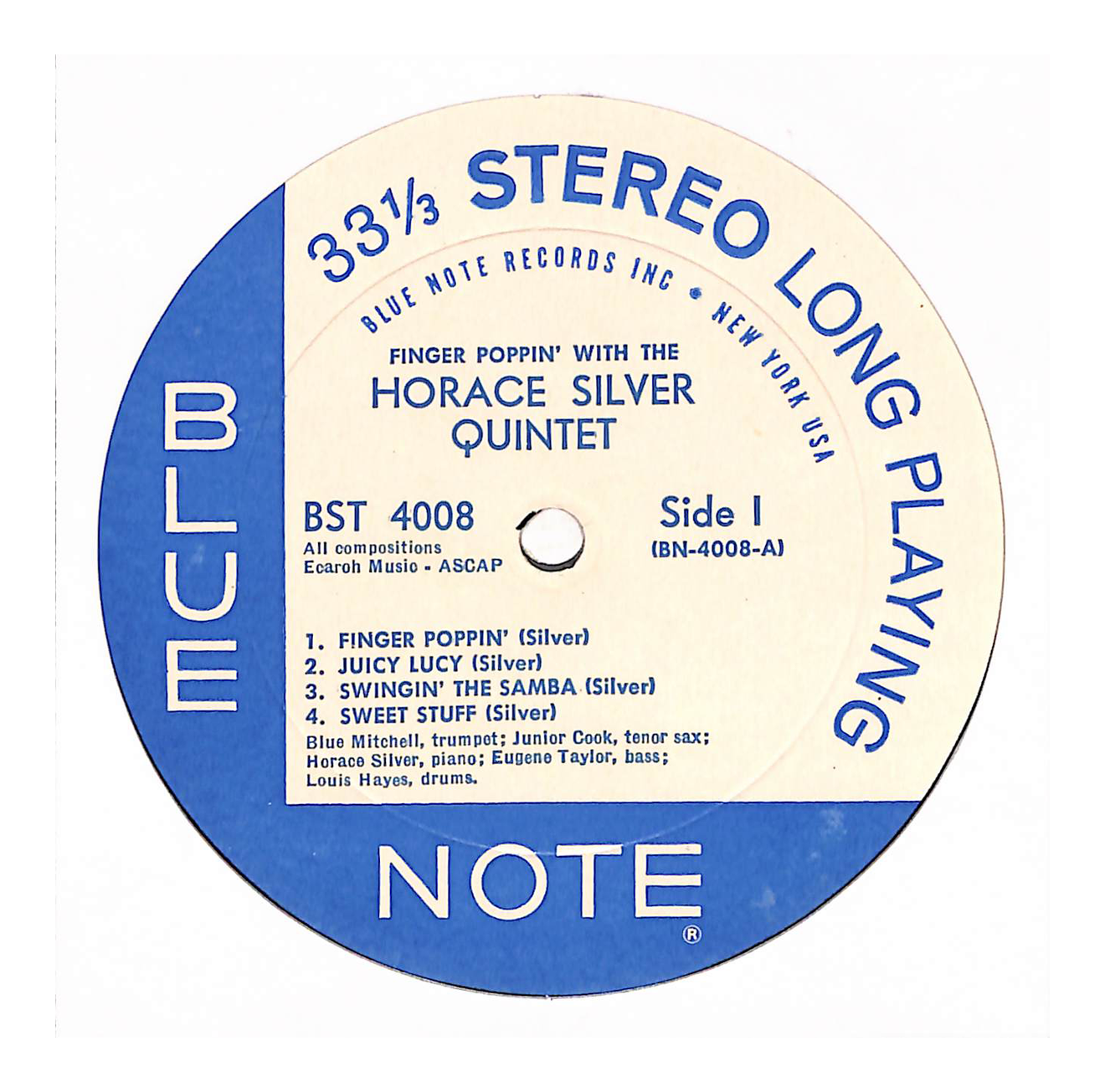 Finger Poppin' With The Horace Silver Quintet