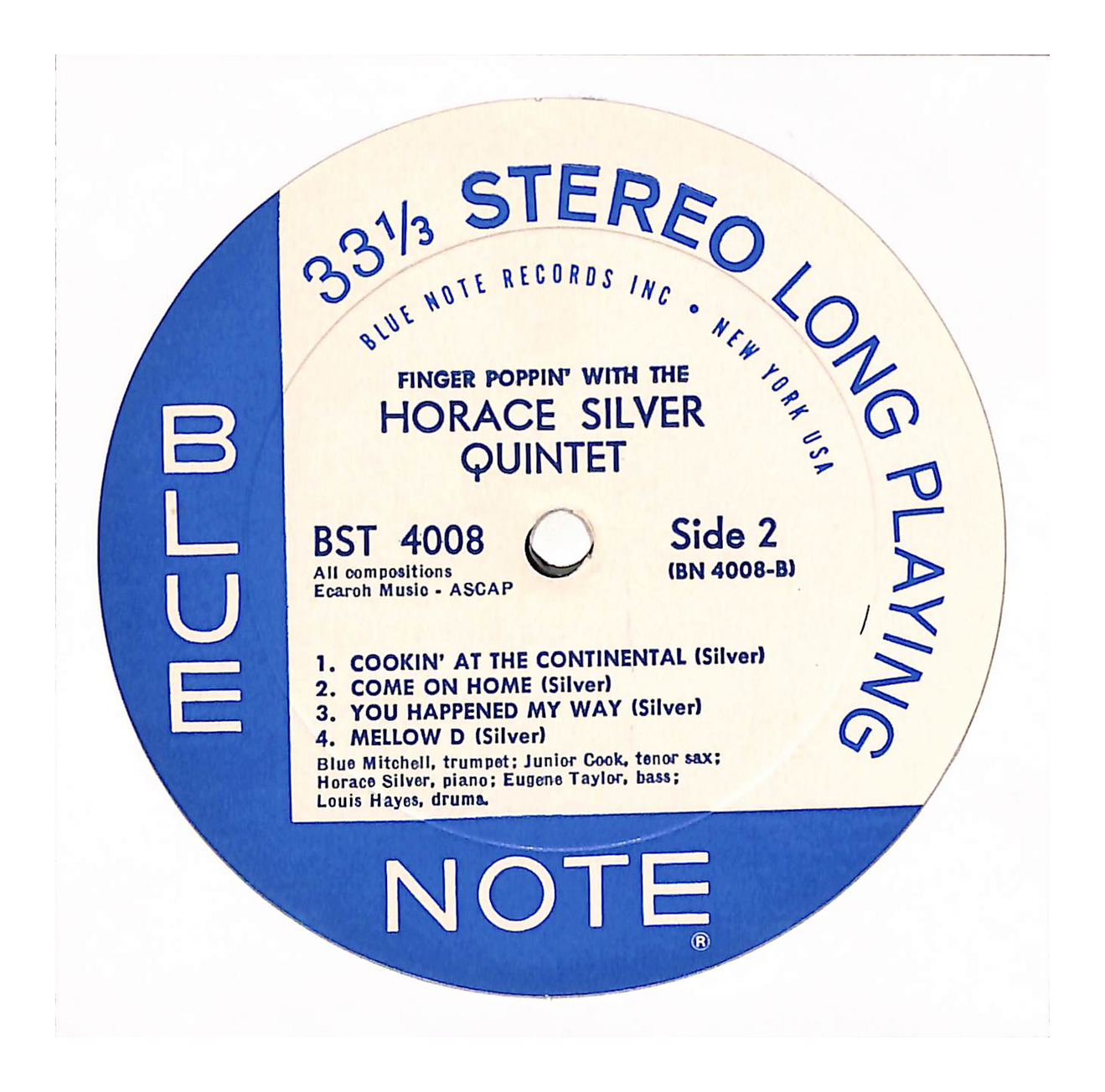 Finger Poppin' With The Horace Silver Quintet