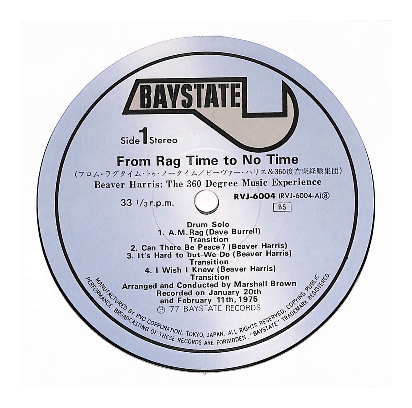 From Rag Time To No Time