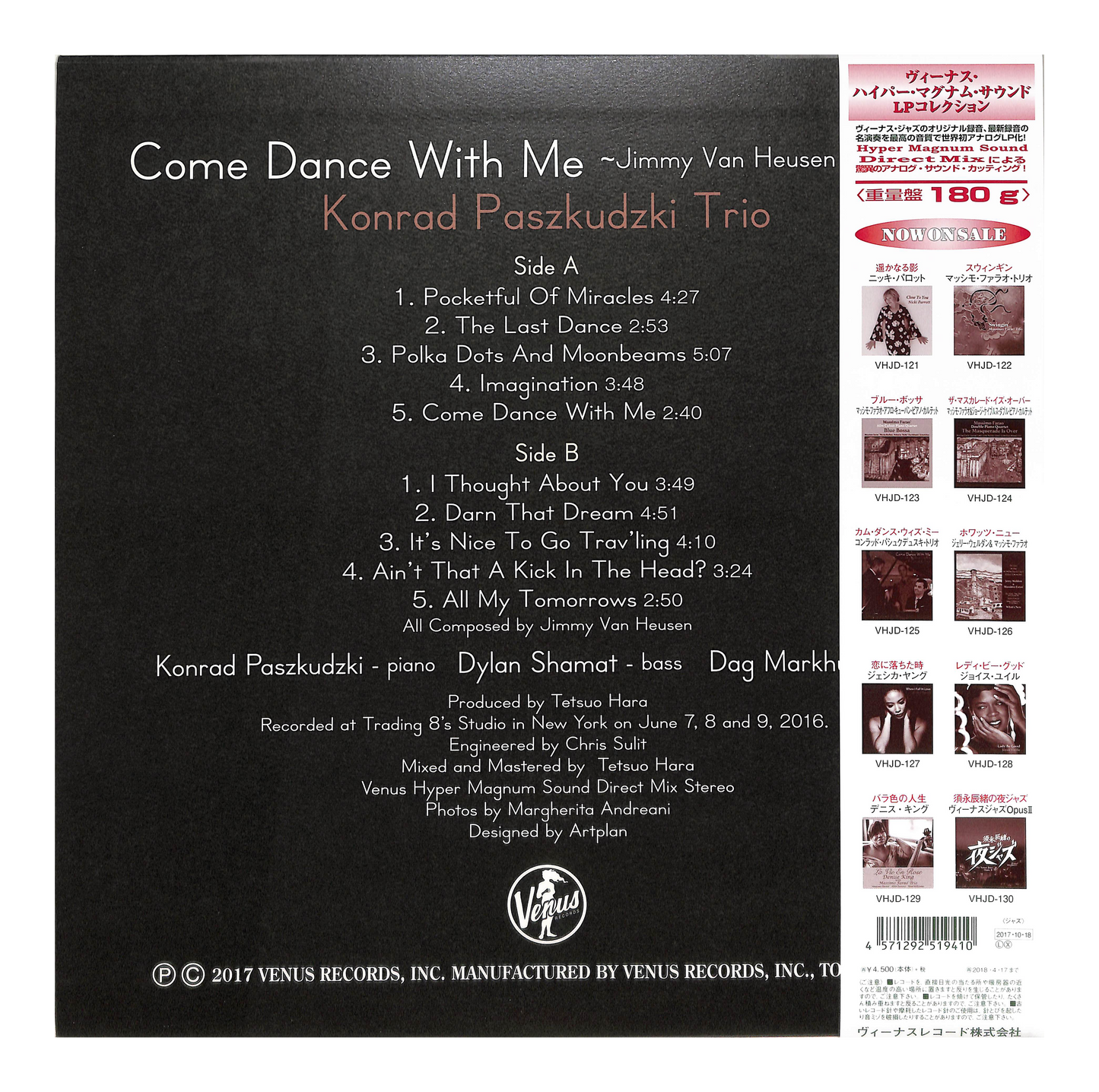 Come Dance With  Me. Jimmy Van Heusen Song Book