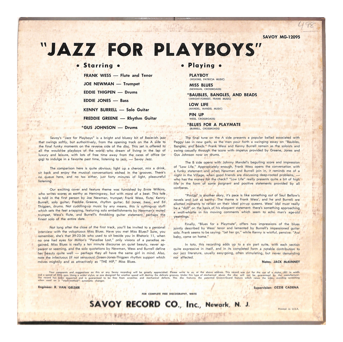 Jazz For Playboys