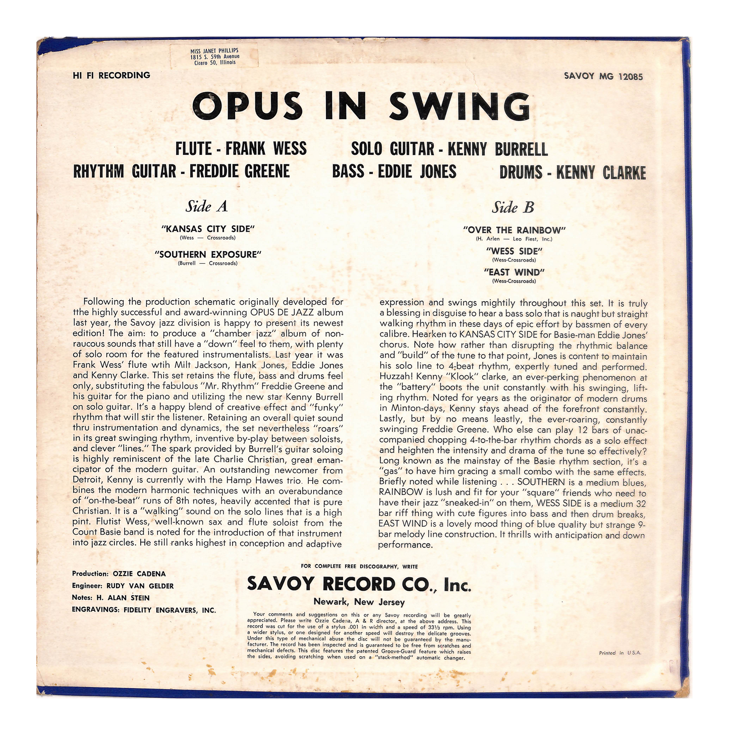Opus In Swing
