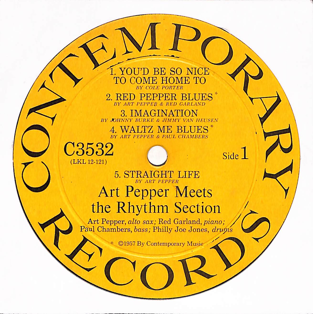 Art Pepper Meets The Rhythm Section