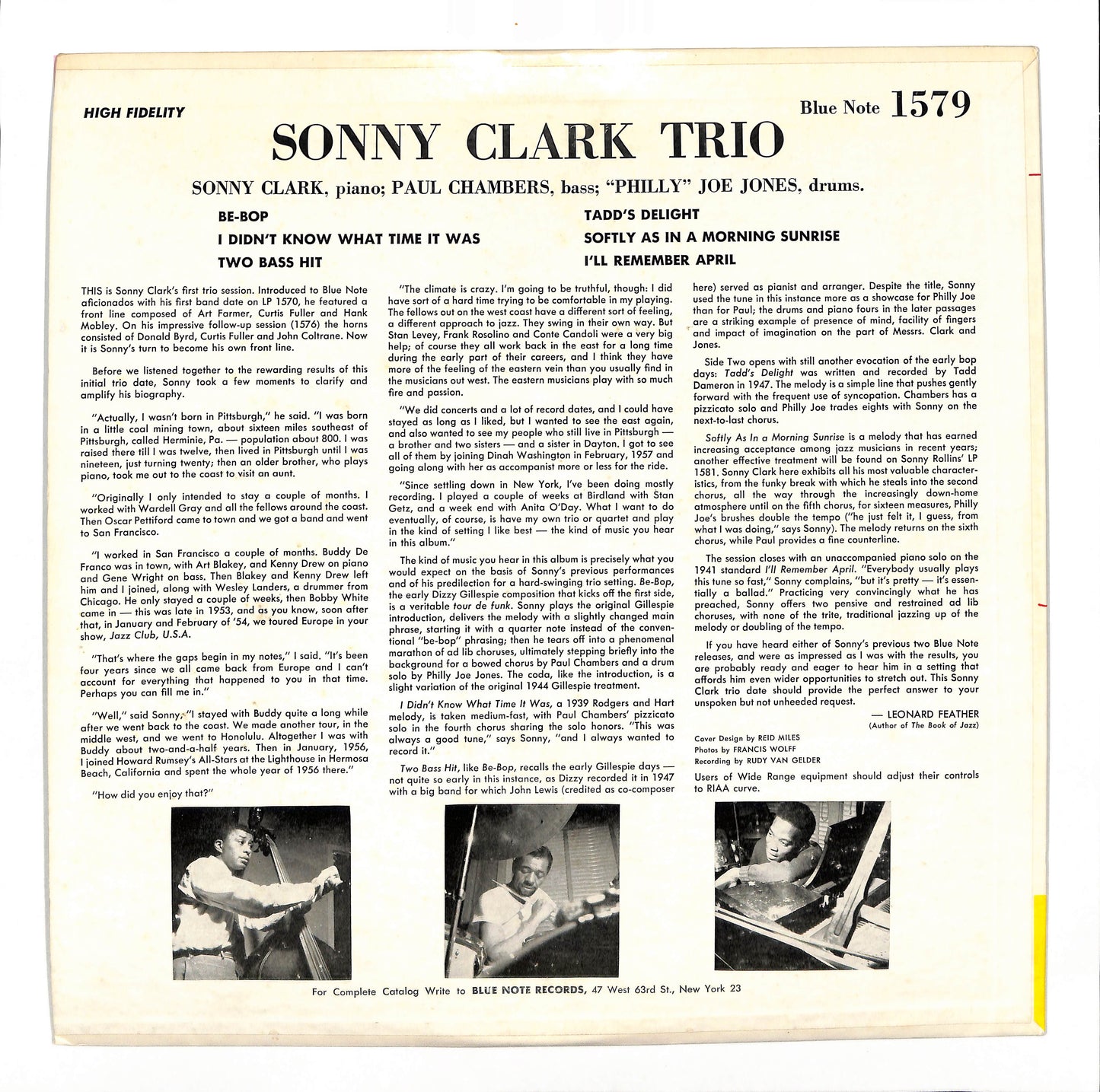 Sonny Clark Trio