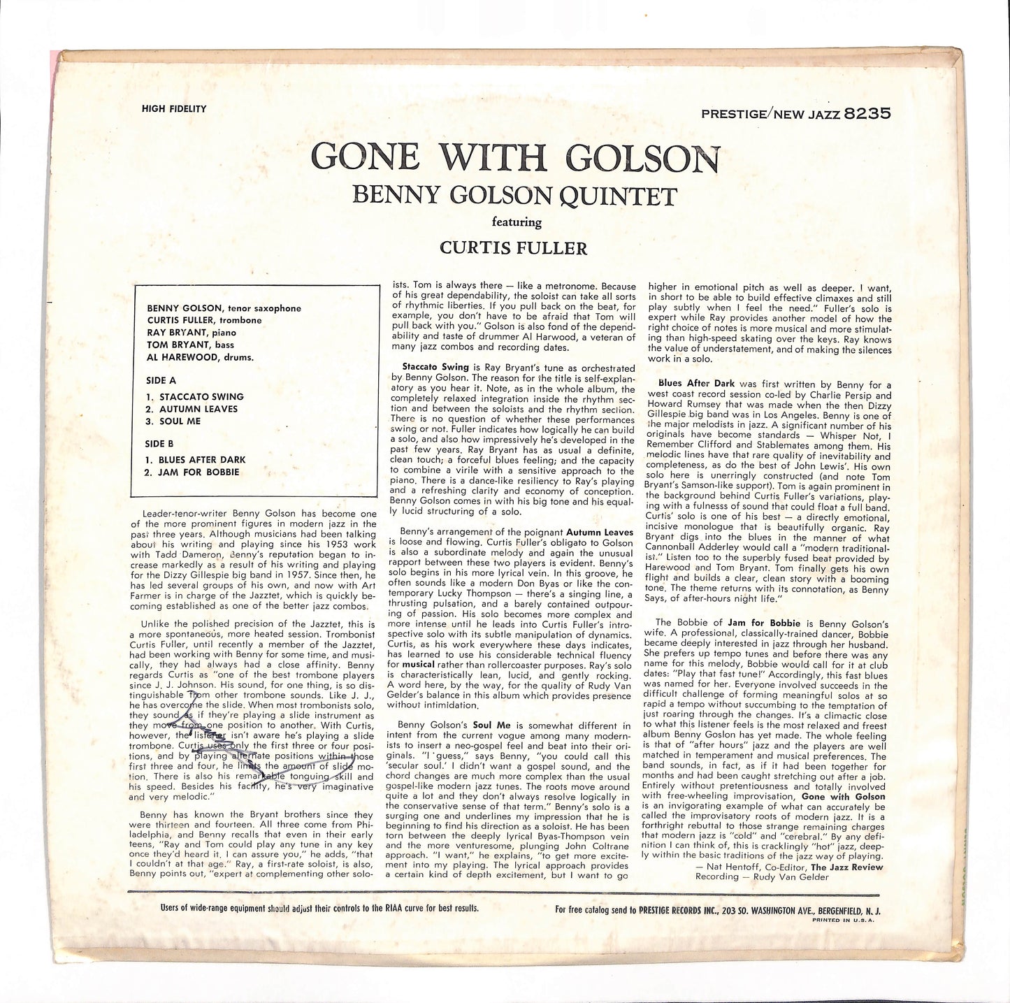 Gone With Golson