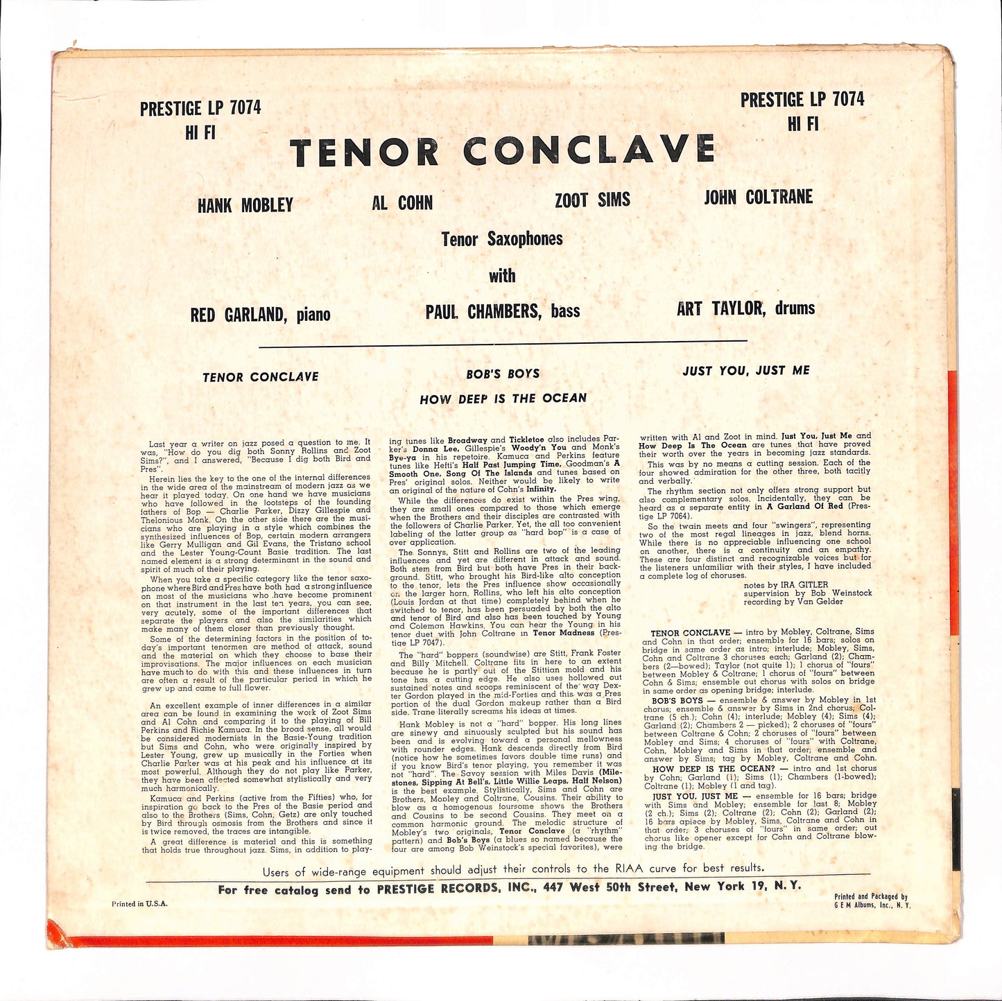 Tenor Conclave