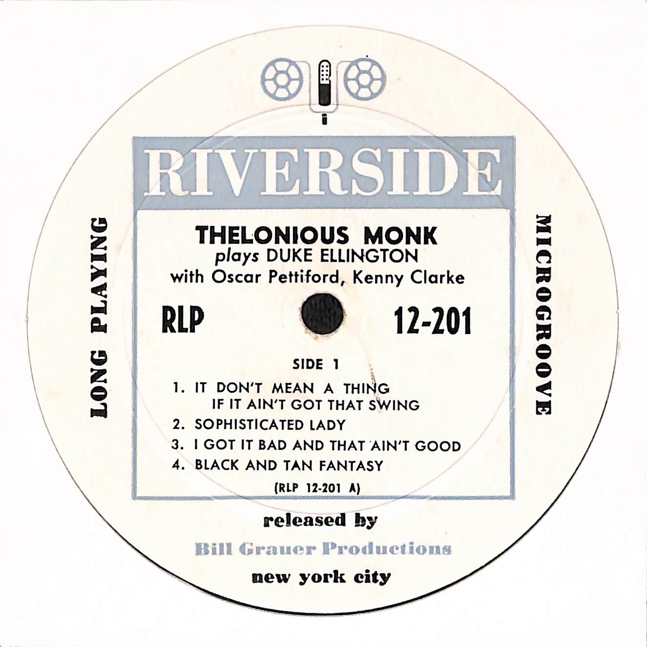 Thelonious Monk Plays The Music Of Duke Ellington