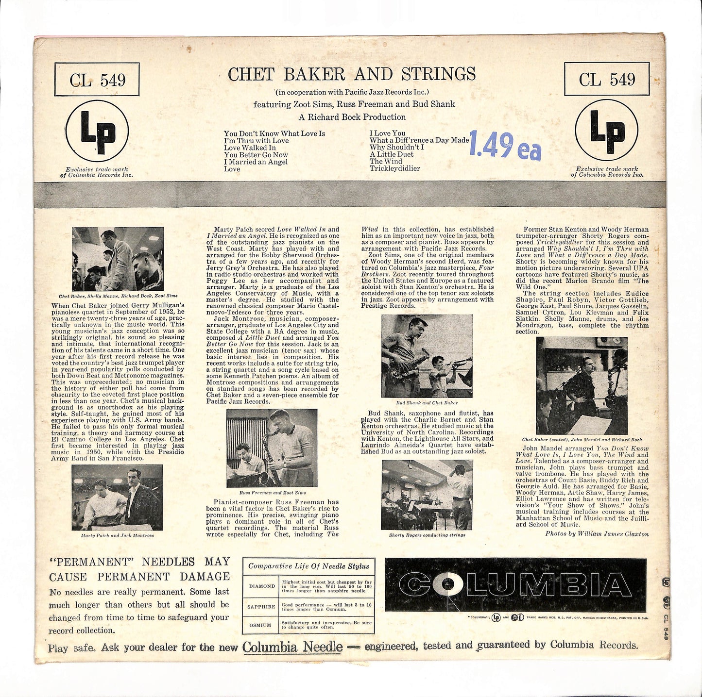 Chet Baker & Strings