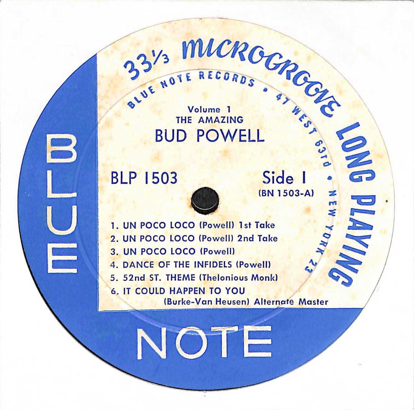 The Amazing Bud Powell, Volume 1