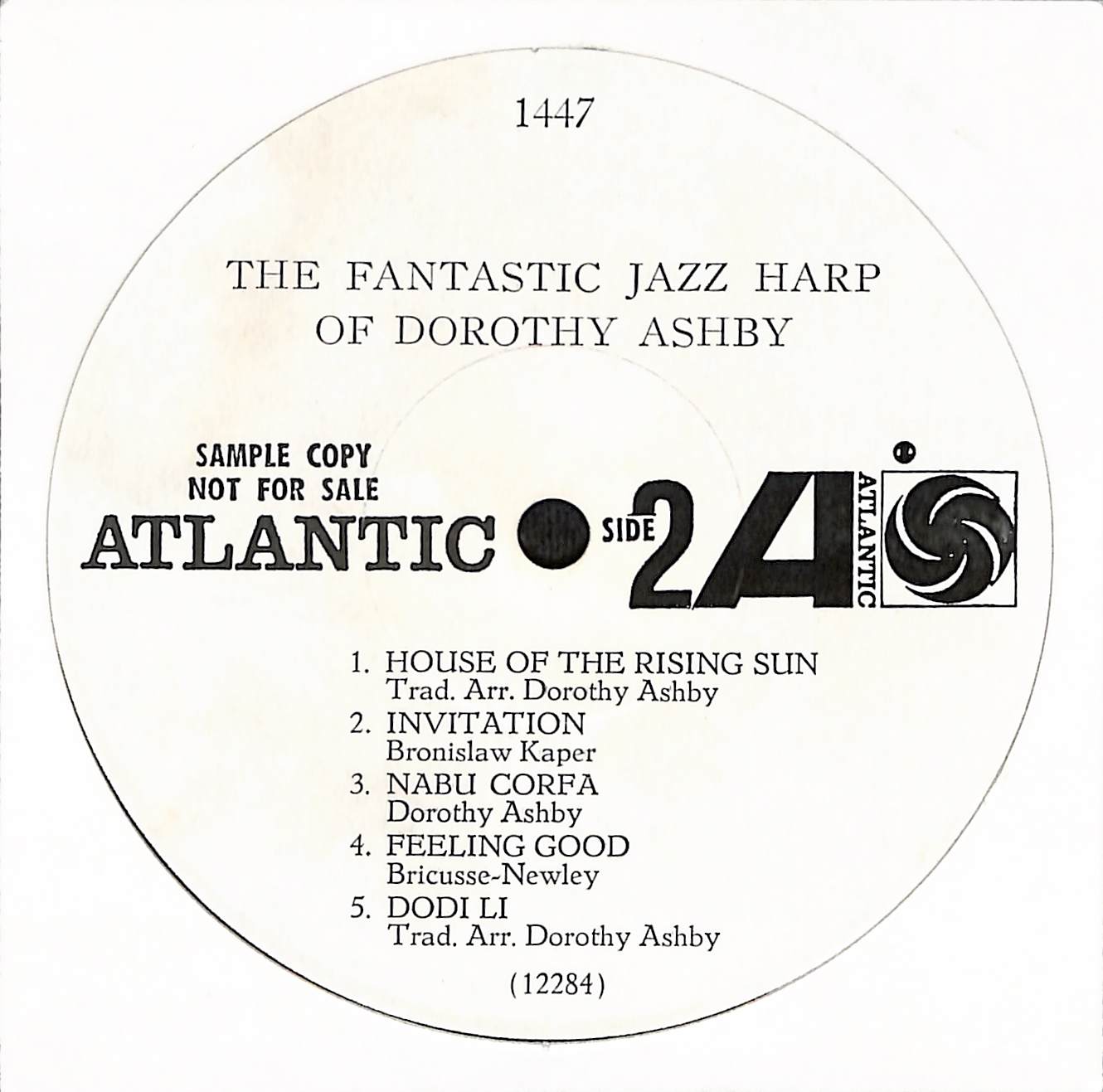The Fantastic Jazz Harp Of Dorothy Ashby