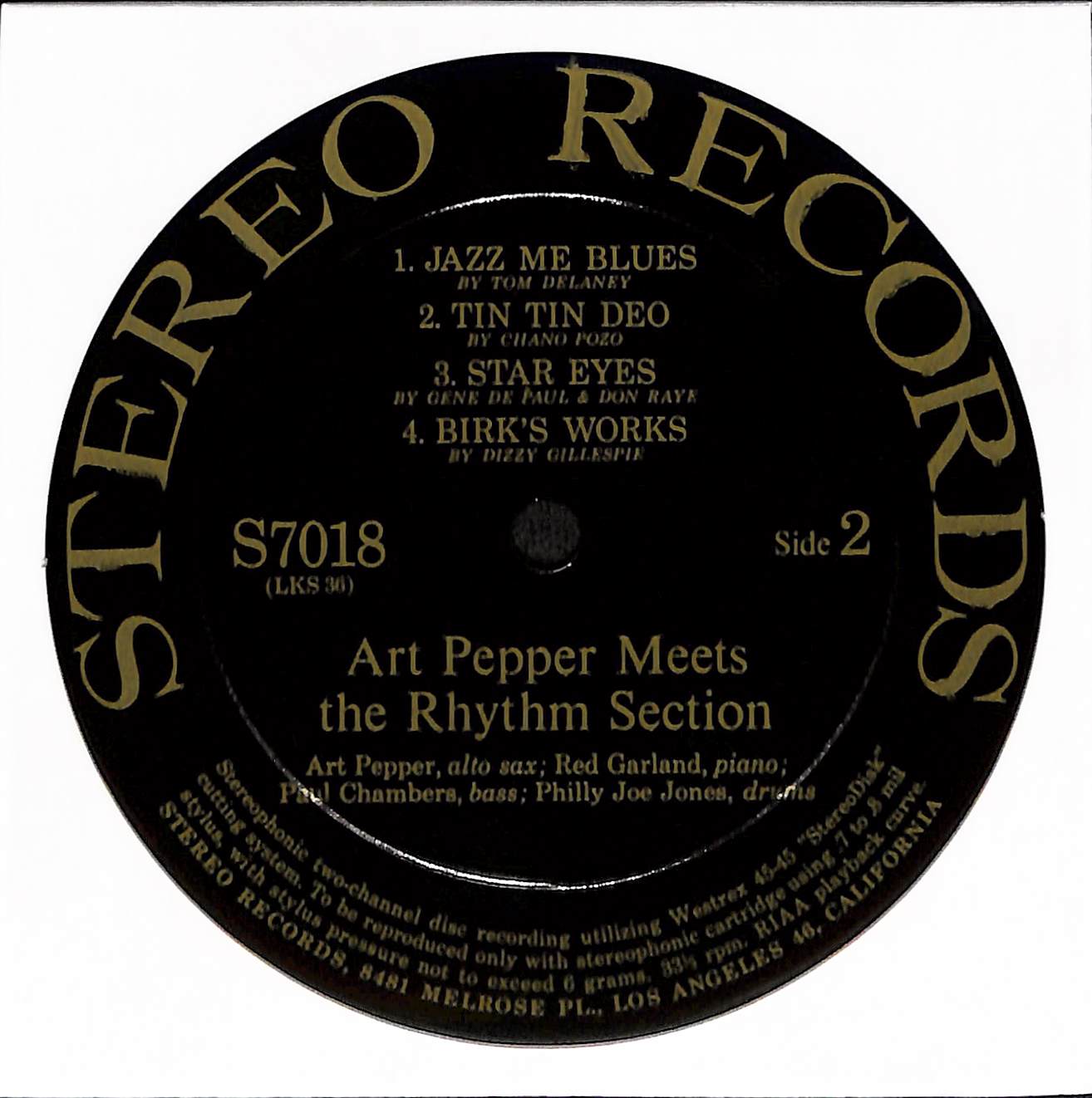 Art Pepper Meets The Rhythm Section