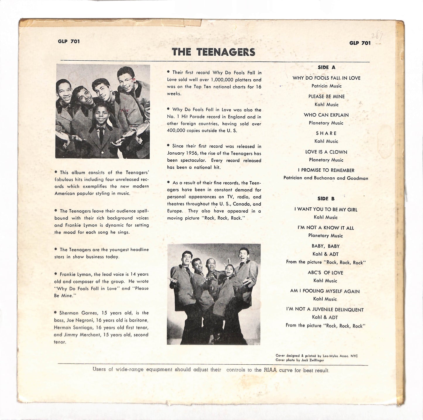 The Teenagers Featuring Frankie Lymon