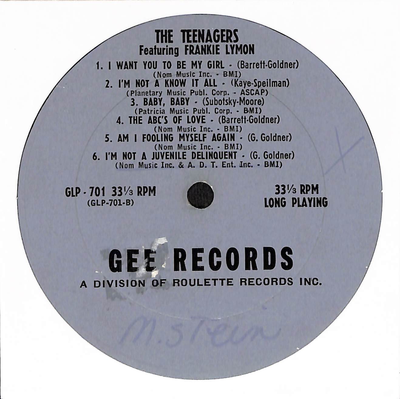 The Teenagers Featuring Frankie Lymon