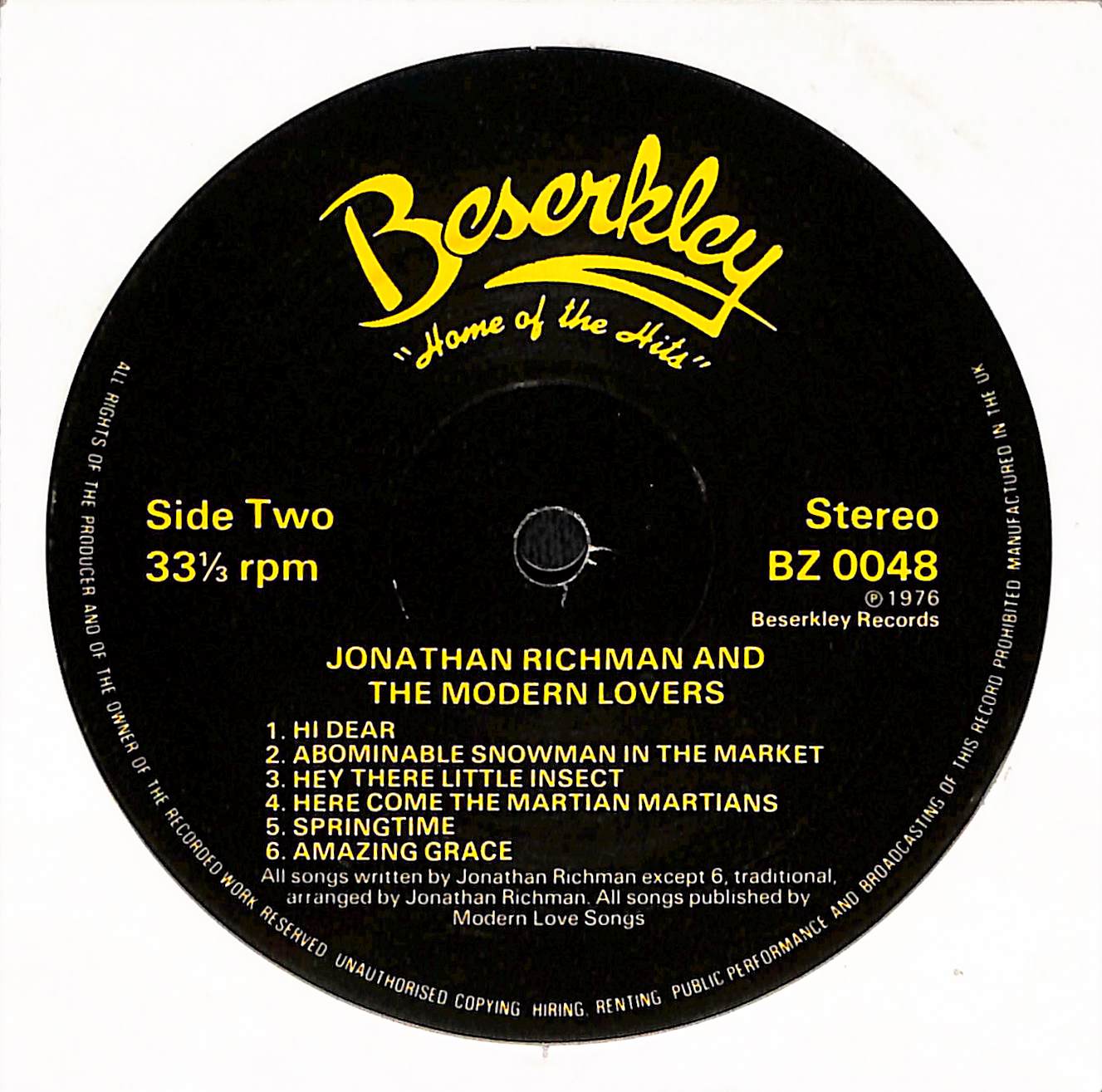 Jonathan Richman & The Modern Lovers