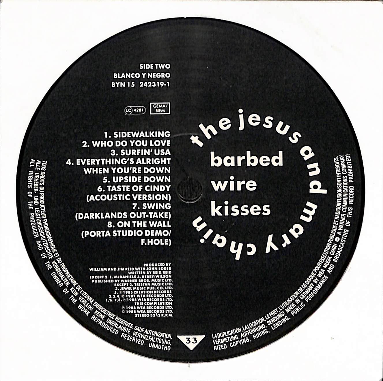 Barbed Wire Kisses (B-Sides And More)