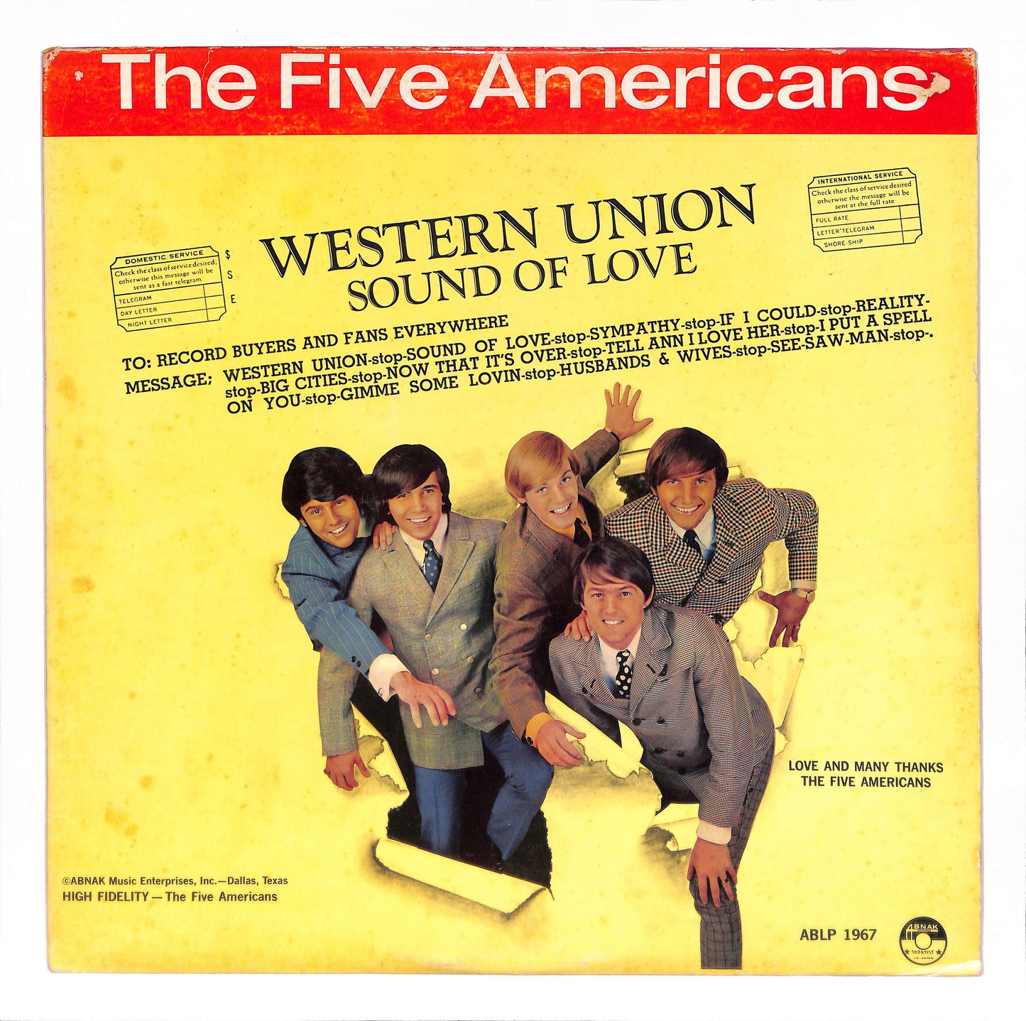 Western Union / Sound Of Love