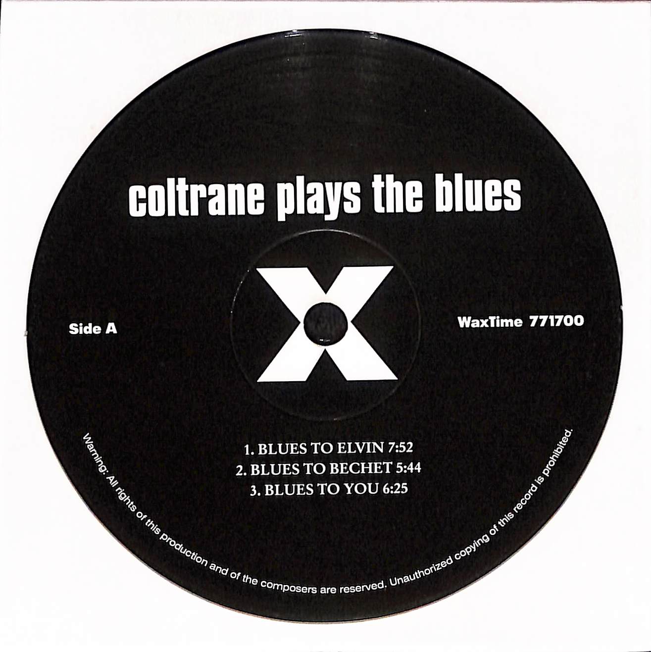 Coltrane Plays The Blues