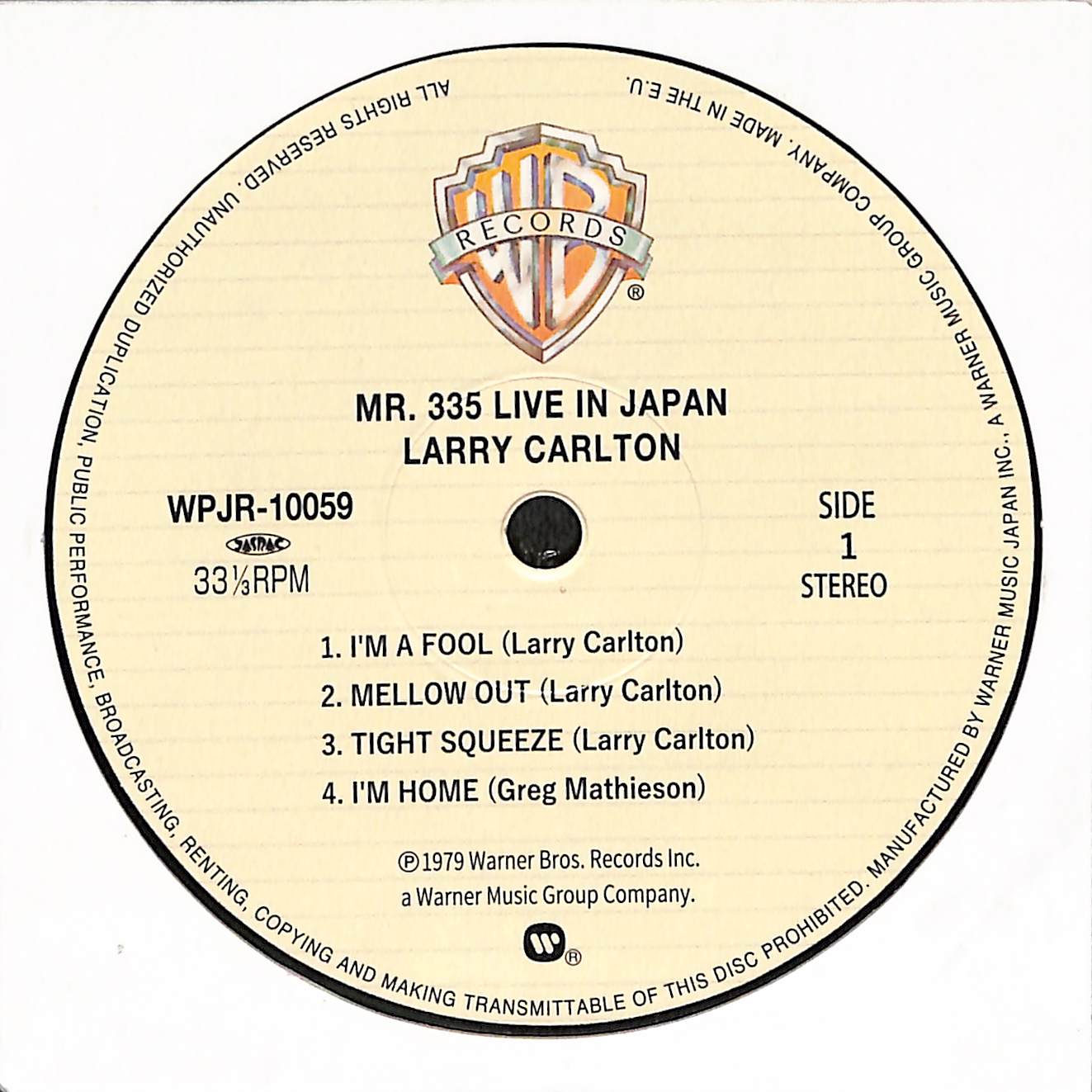 Mr. 335 - Live In Japan