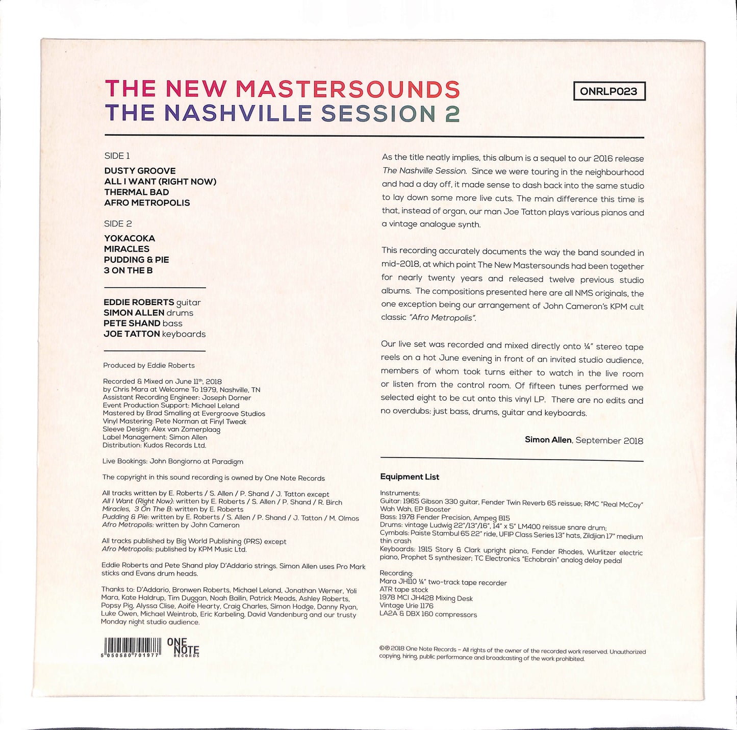 The Nashville Session 2