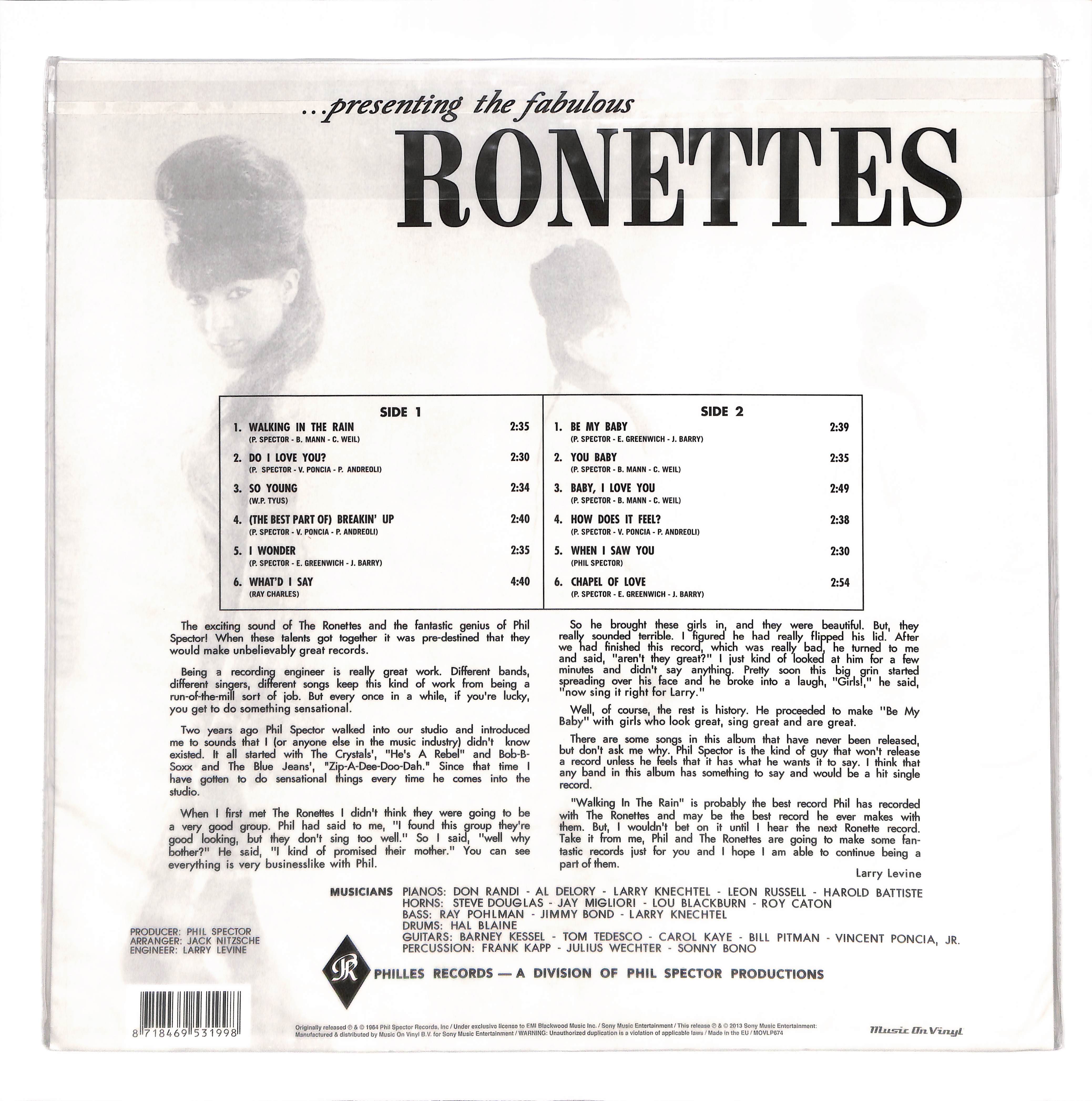 Presenting The Fabulous Ronettes Featuring Veronica – ELLA ONLINE