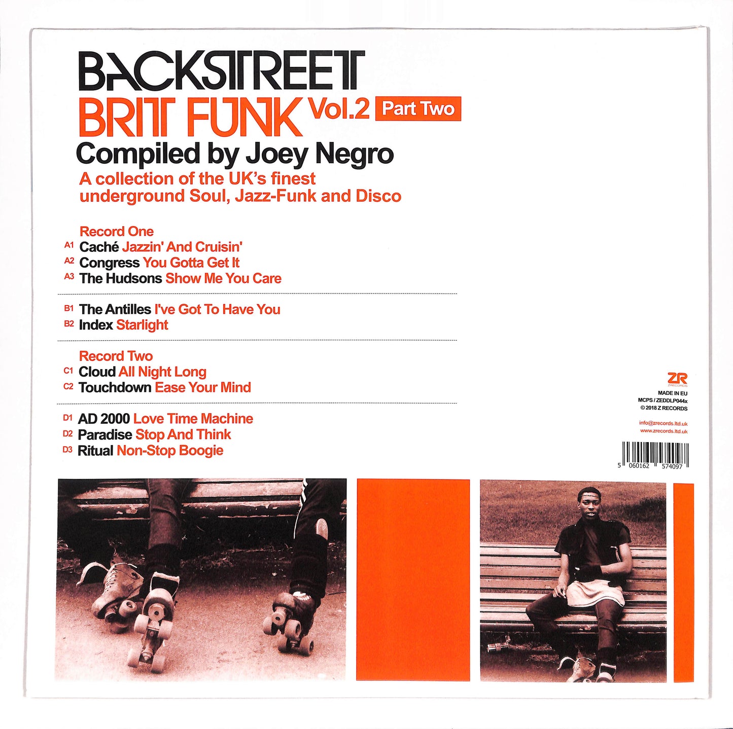 Backstreet Brit Funk Vol. 2 (A Collection Of The UK's Finest Underground Soul, Jazz-Funk And Disco) (Part Two)