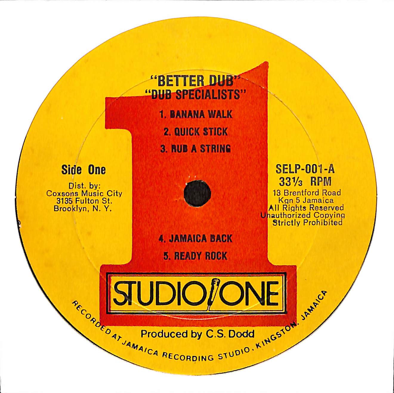 Better Dub From Studio One