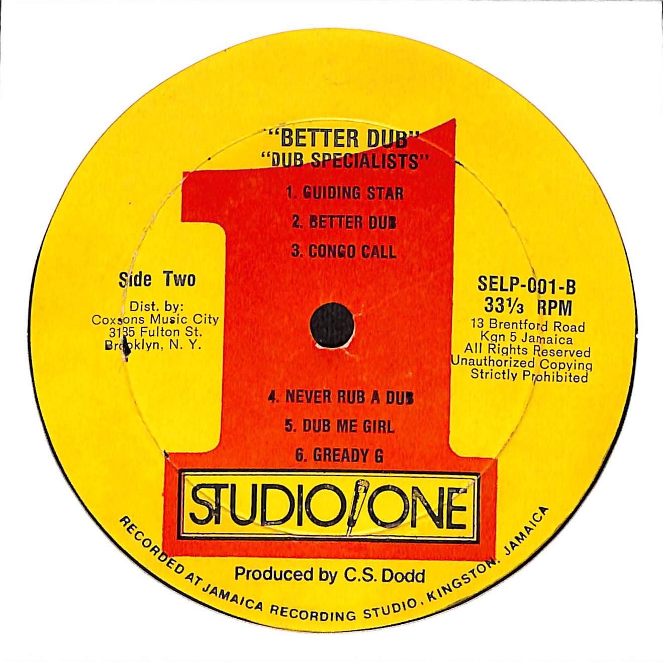 Better Dub From Studio One