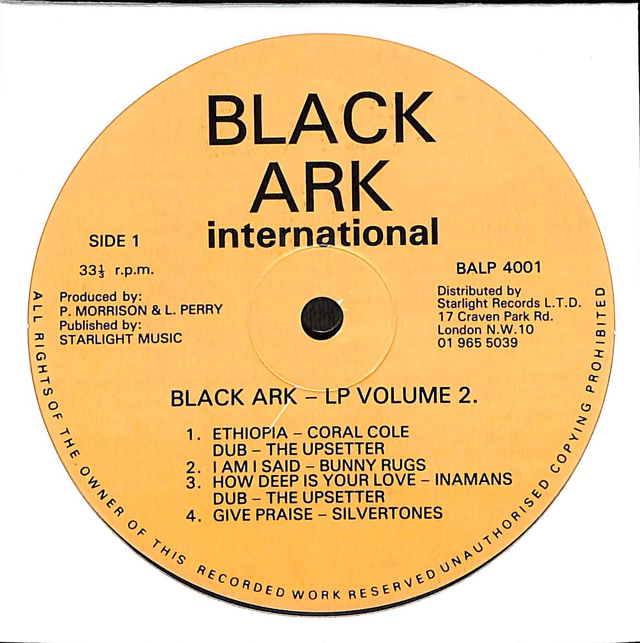 Black Ark LP Volume 2