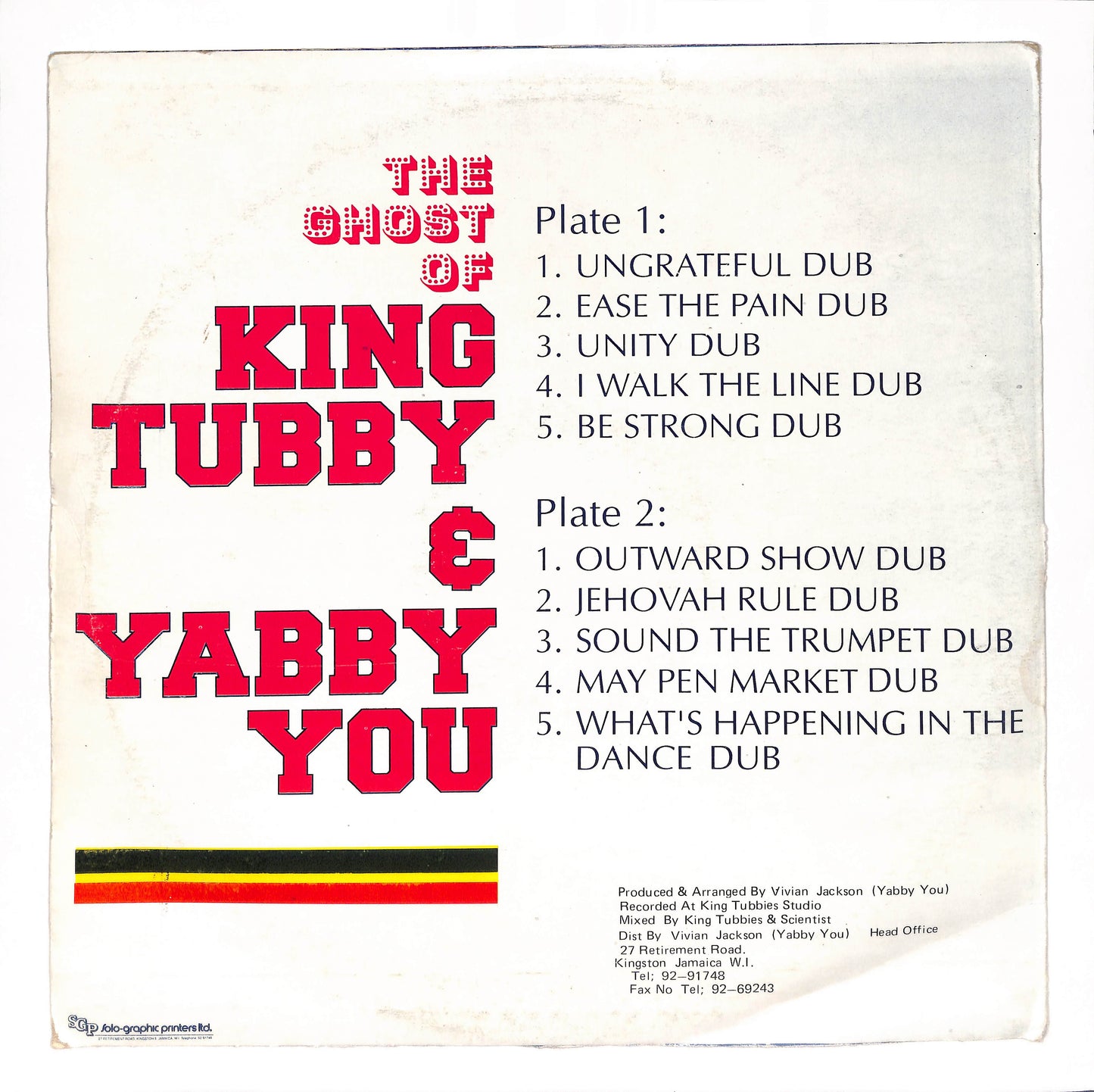 The Ghost Of King Tubby & Yabby You (Vol.3)