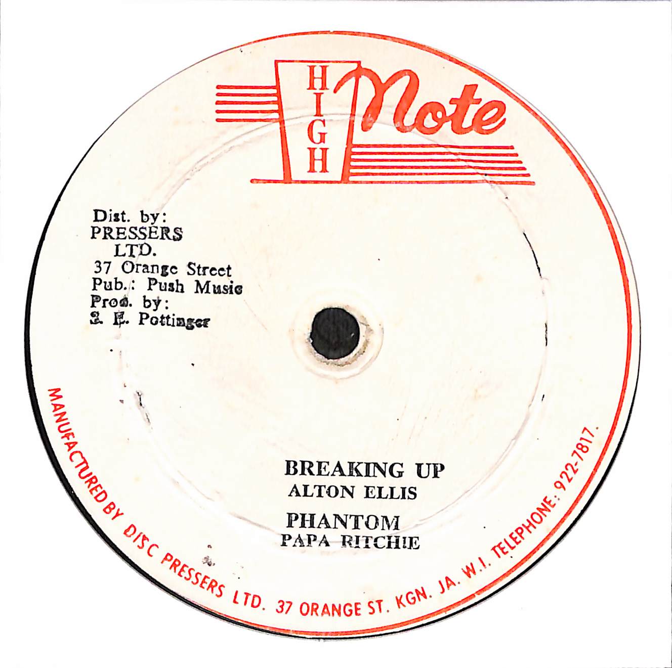 Breaking Up / Phantom / Breaking Up Dub