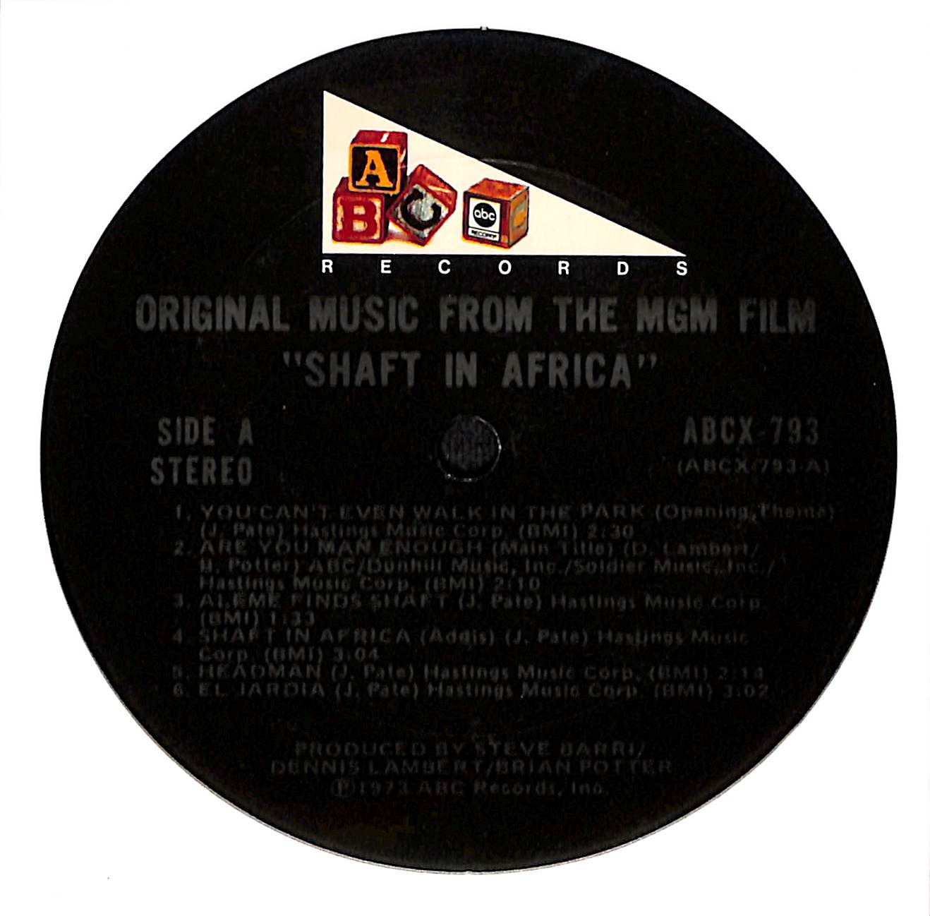 Original Music From The MGM Film "Shaft In Africa"