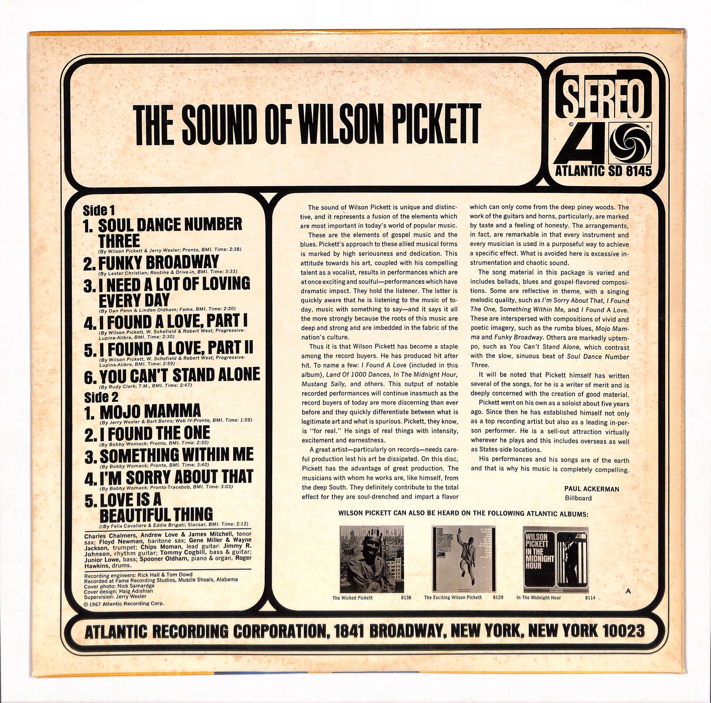 The Sound Of Wilson Pickett