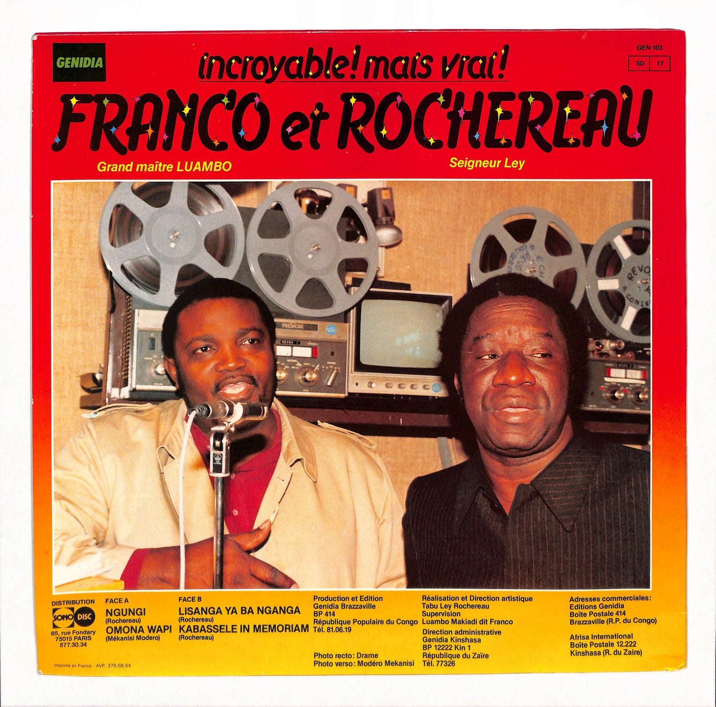 L'Evénement! Rochereau Et Franco A Paris