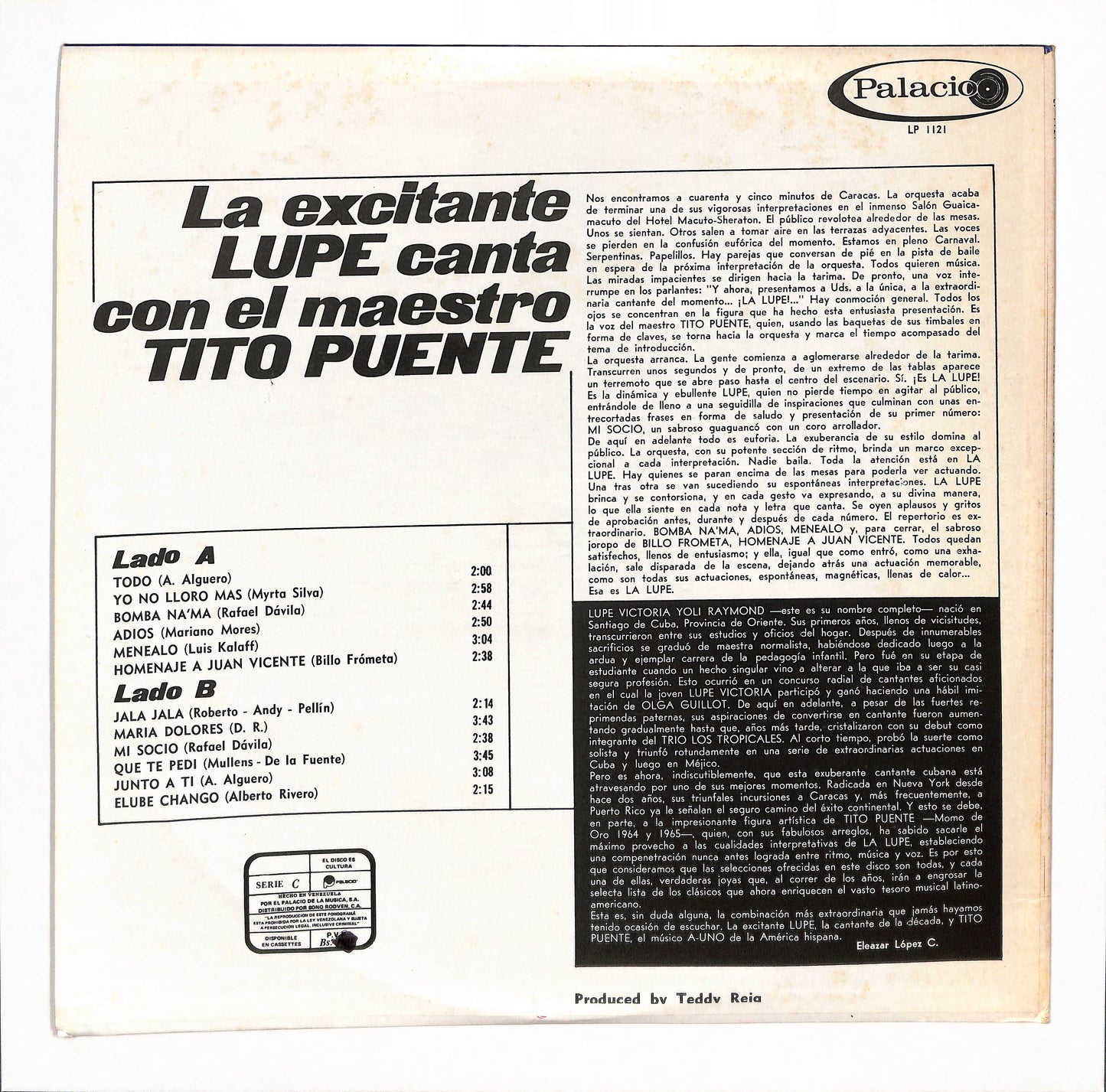 Tito Puente Swings The Exciting Lupe Sings