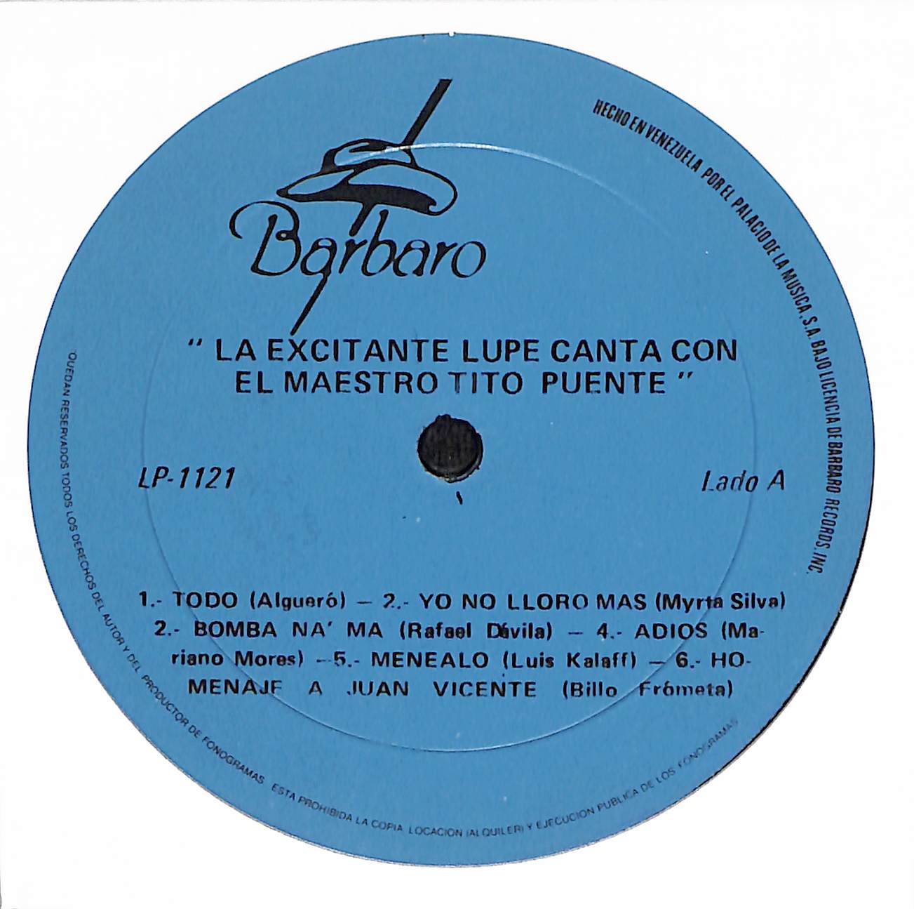 Tito Puente Swings The Exciting Lupe Sings