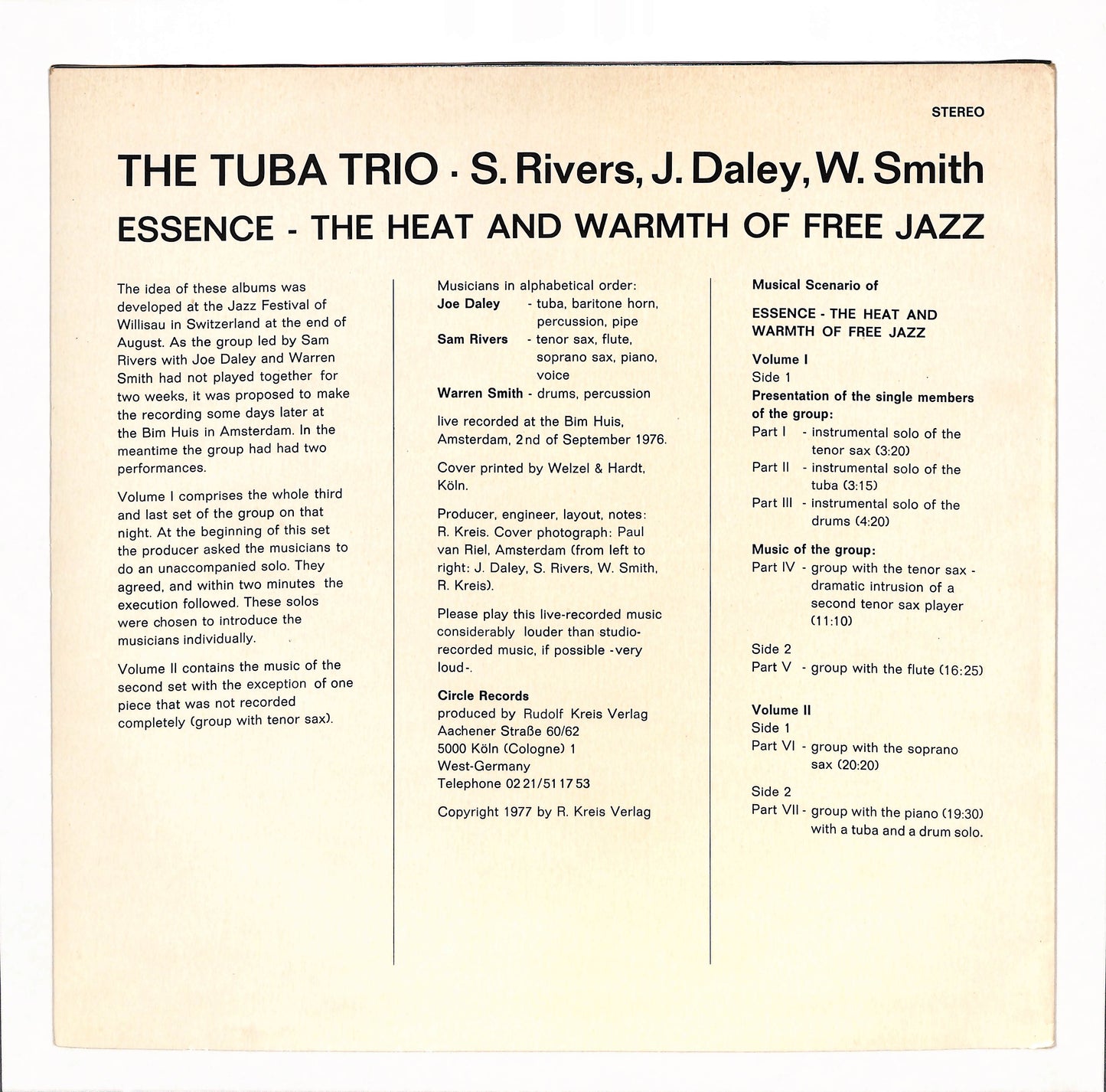 Essence - The Heat And Warmth Of Free Jazz Vol. II