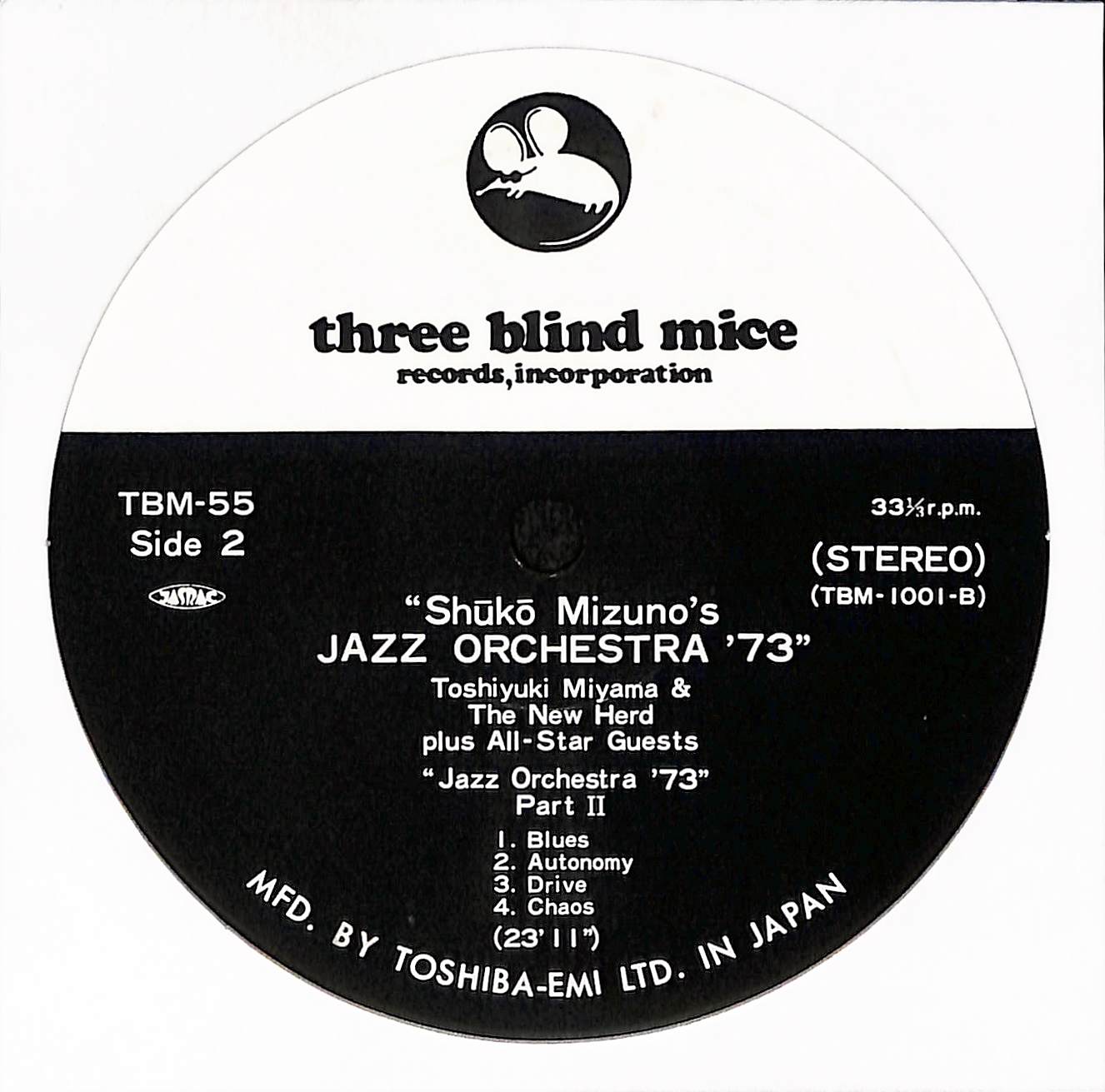 Shuko Mizuno's "Jazz Orchestra '73"