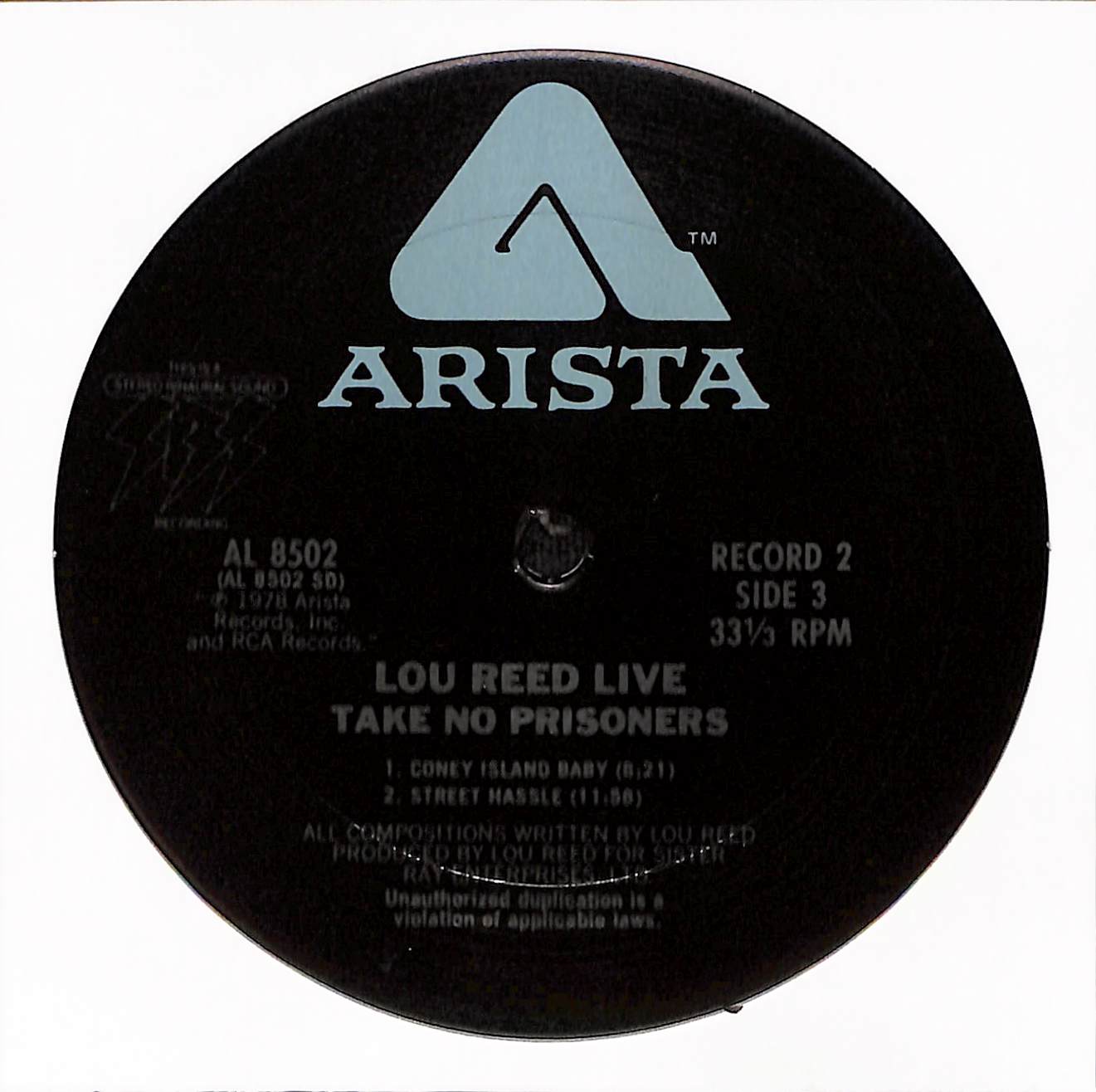 Lou Reed Live - Take No Prisoners