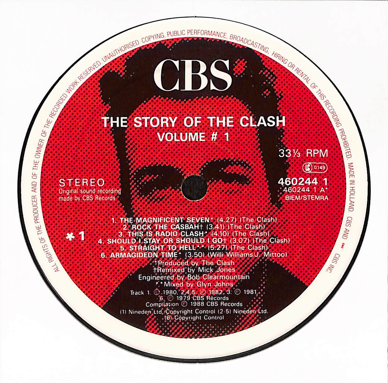 The Story Of The Clash  (Volume 1)