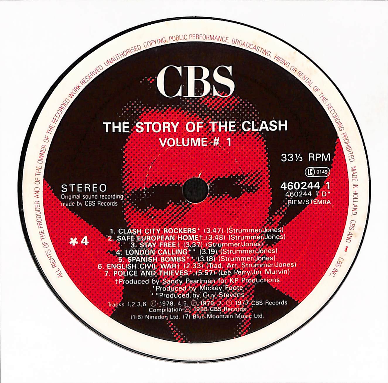 The Story Of The Clash  (Volume 1)