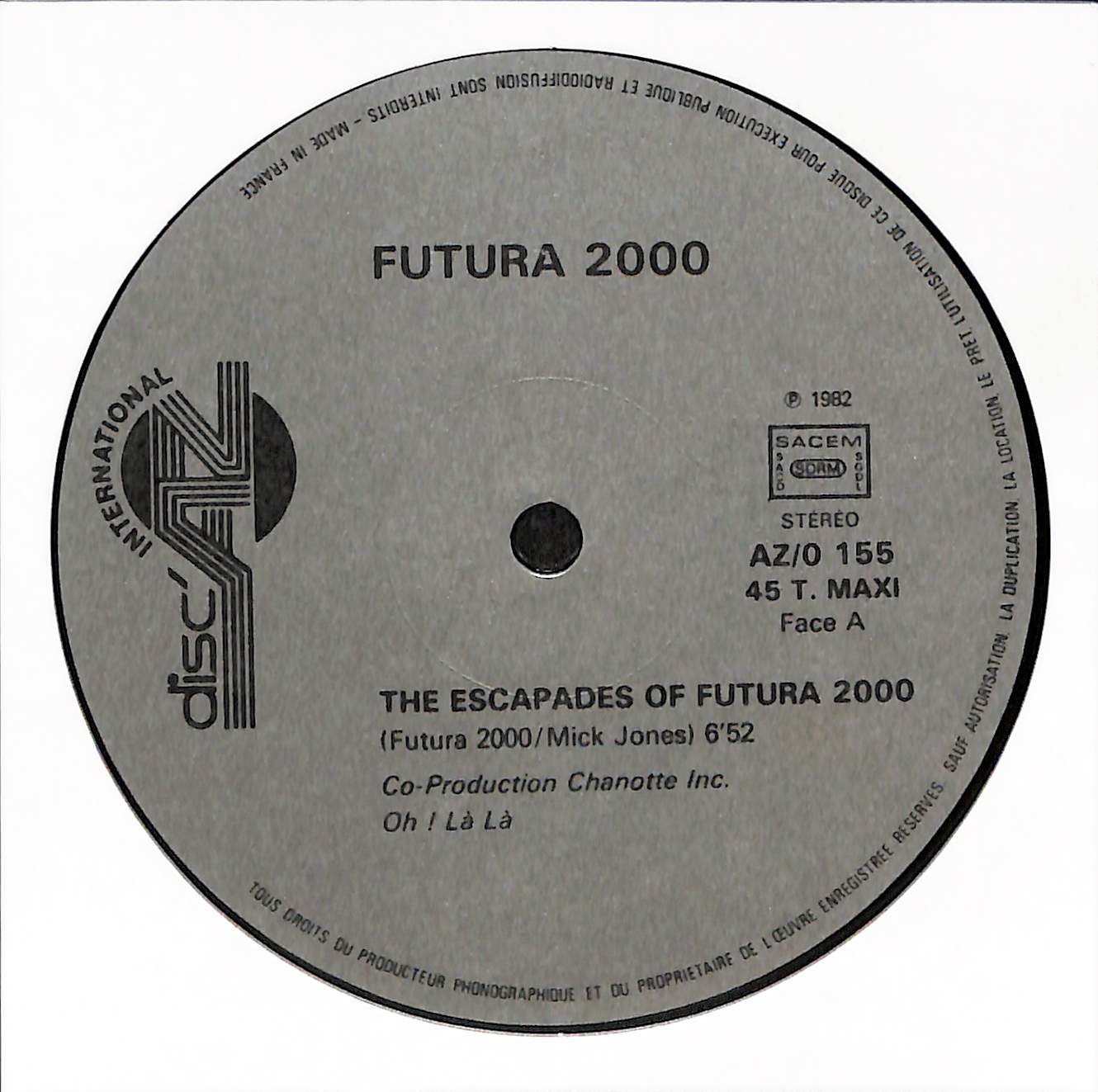 Futura 2000 And His Escapades