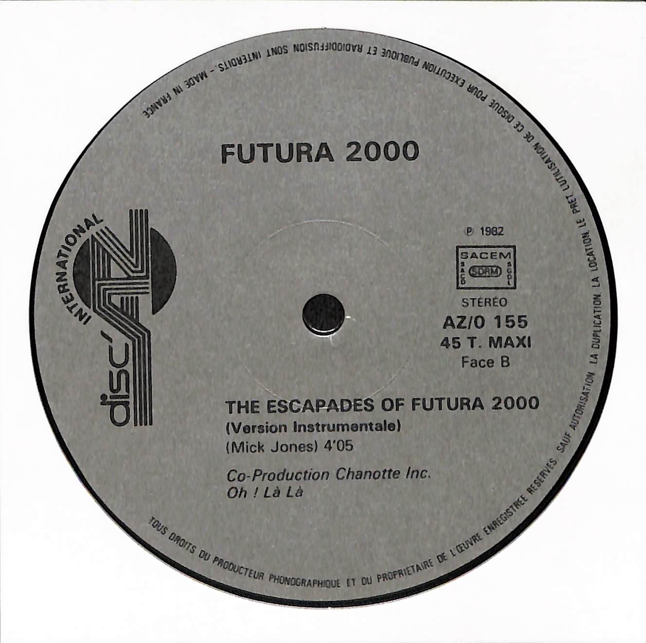 Futura 2000 And His Escapades