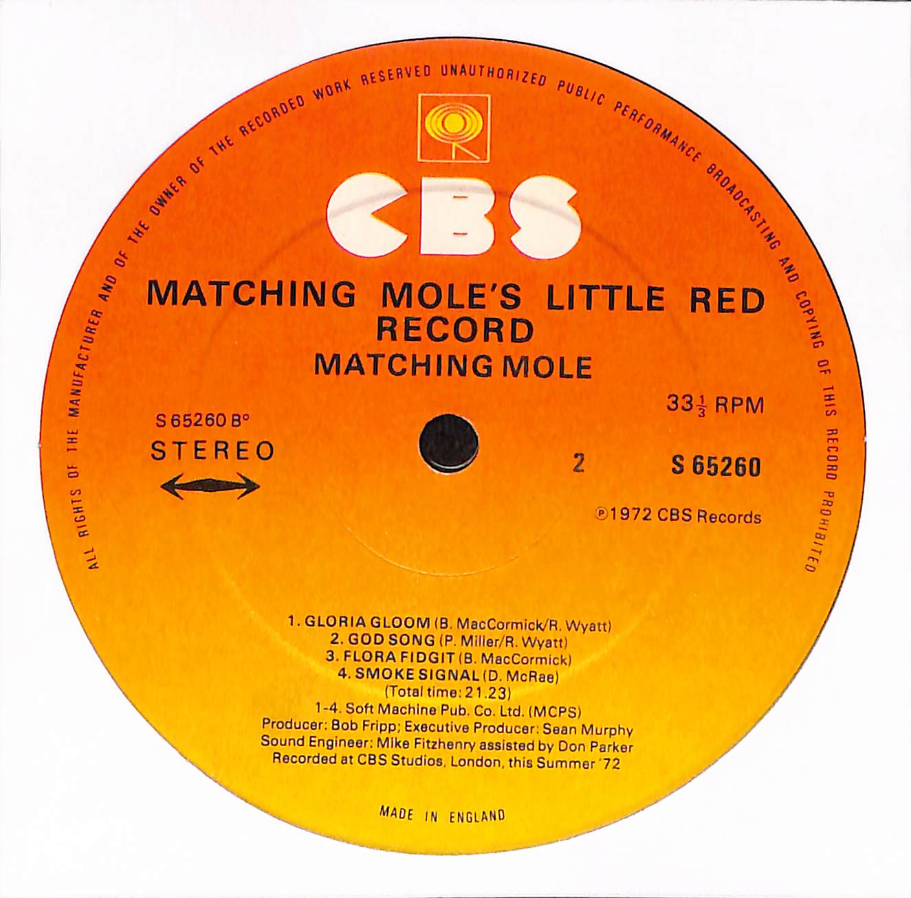 Matching Mole's Little Red Record