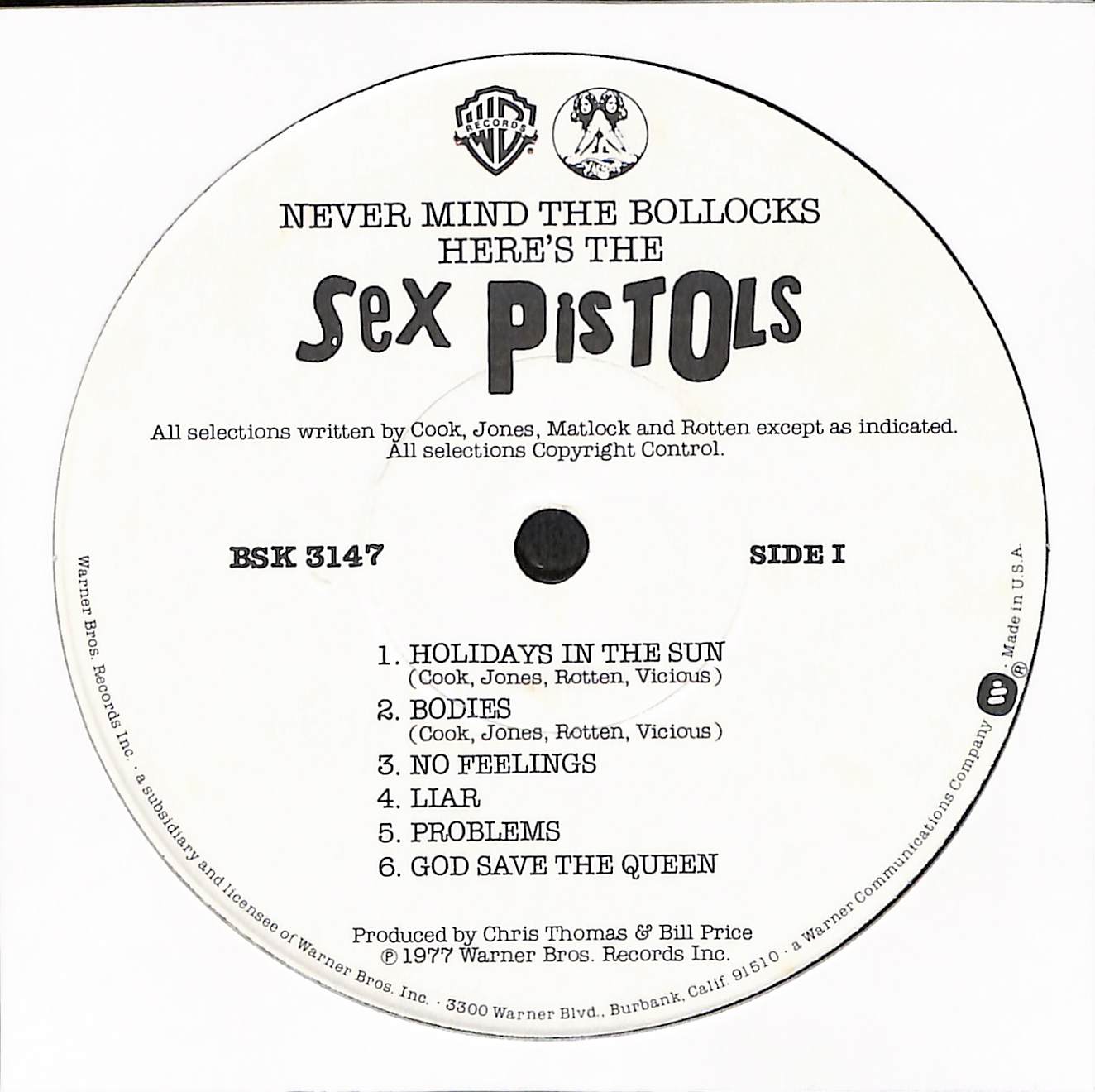 Never Mind The Bollocks Here's The Sex Pistols